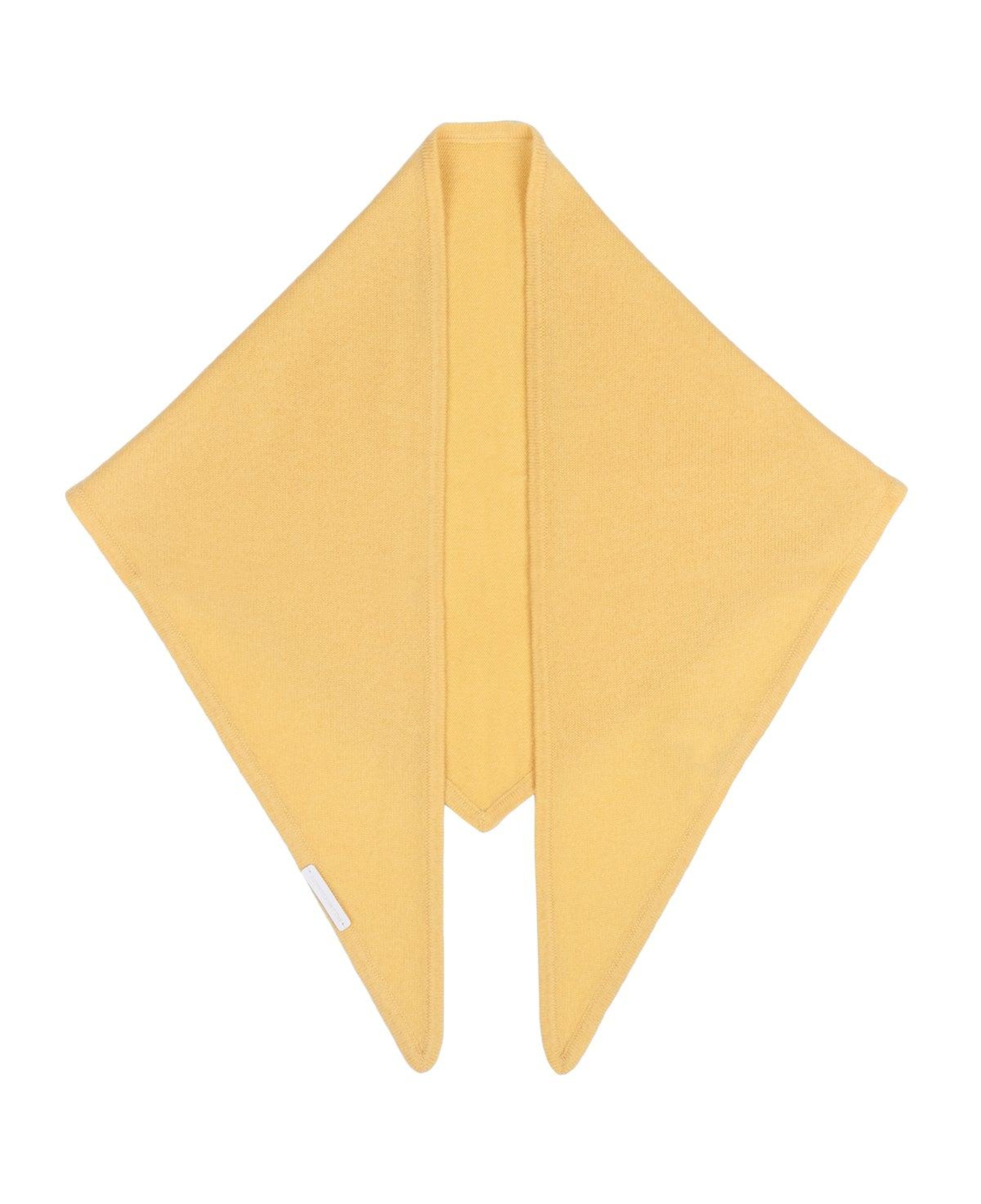 Sarı Rose Saf Kaşmir Fular Bandana