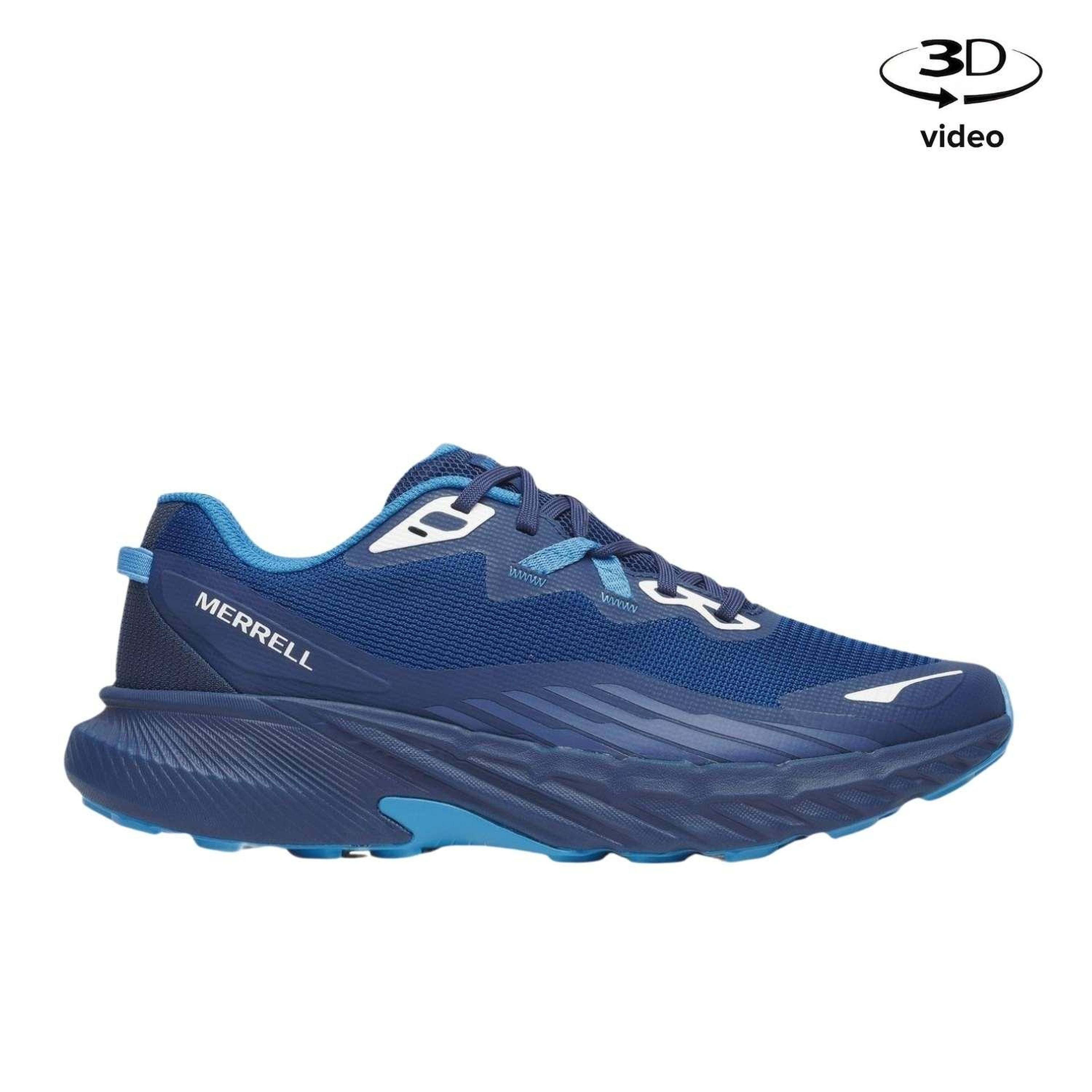 Merrell Agility Trail Erkek Mavi Patika Koşusu Ayakkabısı