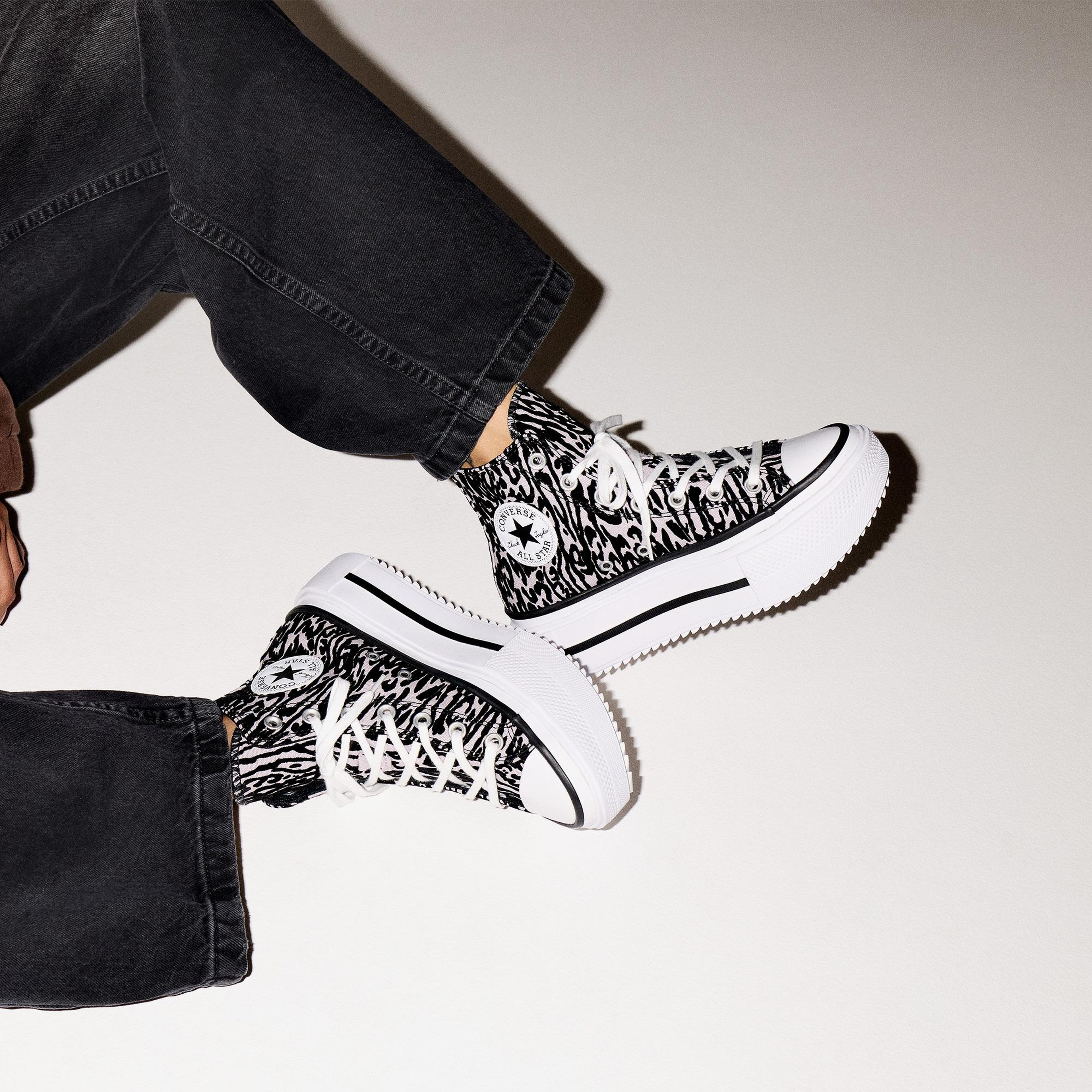 Converse Chuck Taylor All Star Lift Double Stack Unisex Siyah Sneaker