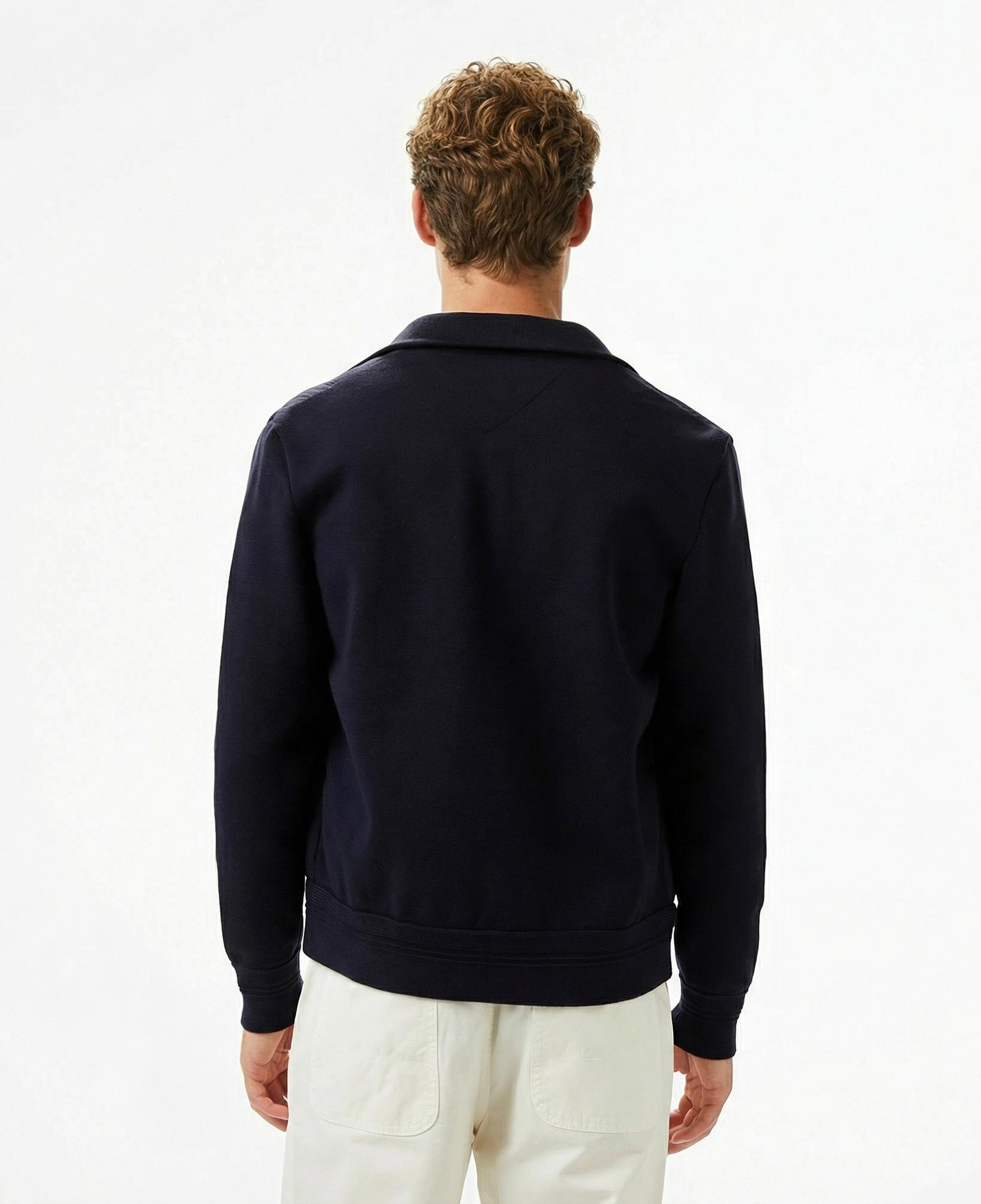 Tommy Hilfiger Mixed Media Erkek Lacivert Ceket