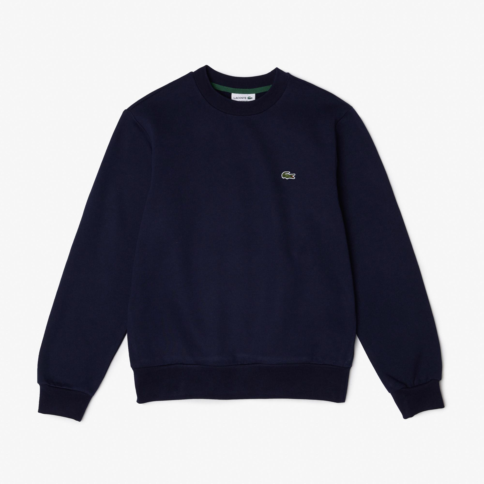 Erkek Classic Fit Bisiklet Yaka Lacivert Sweatshirt