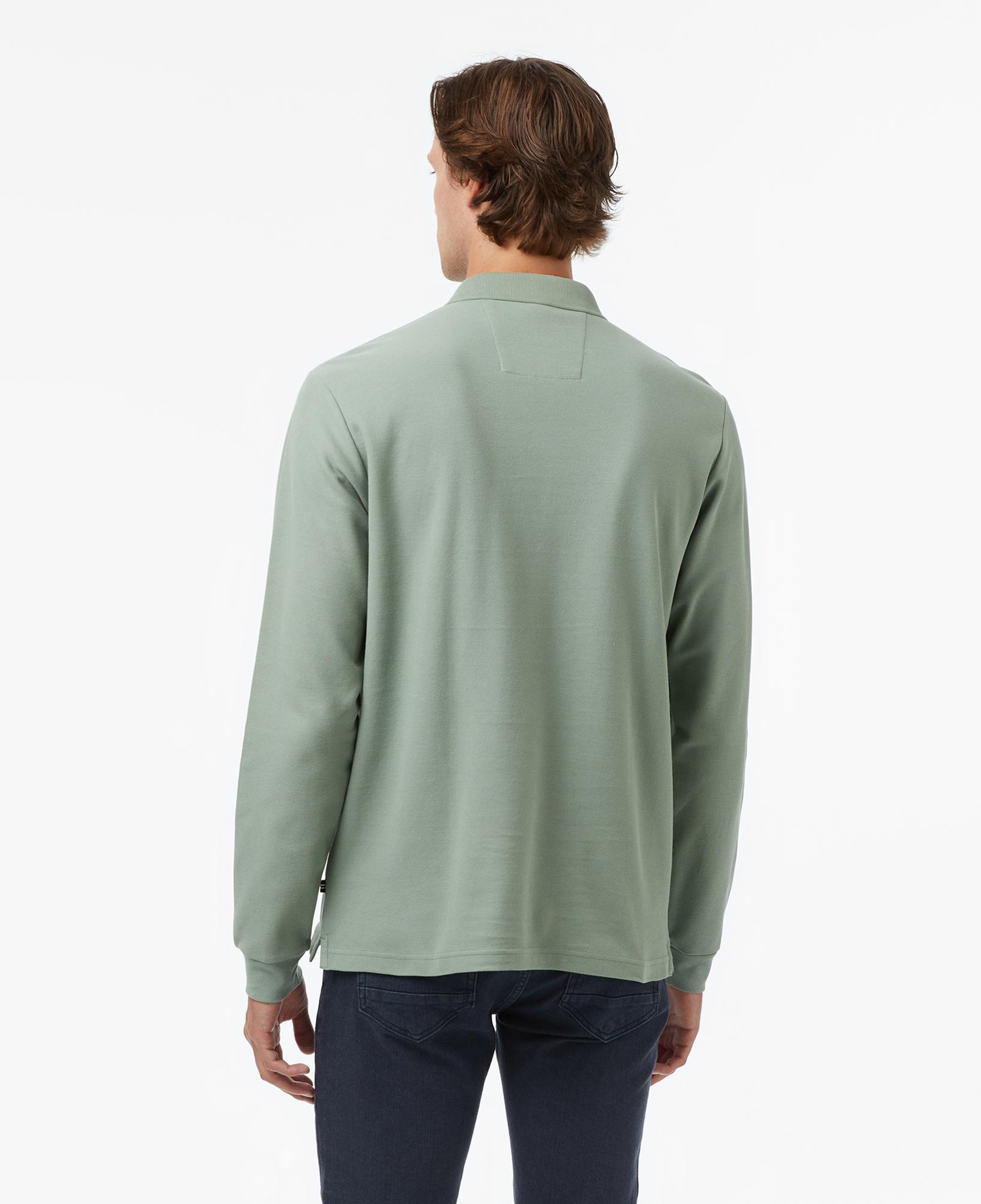 Nautica Erkek Yeşil Classic Fit Uzun Kollu Polo Yaka T-Shirt