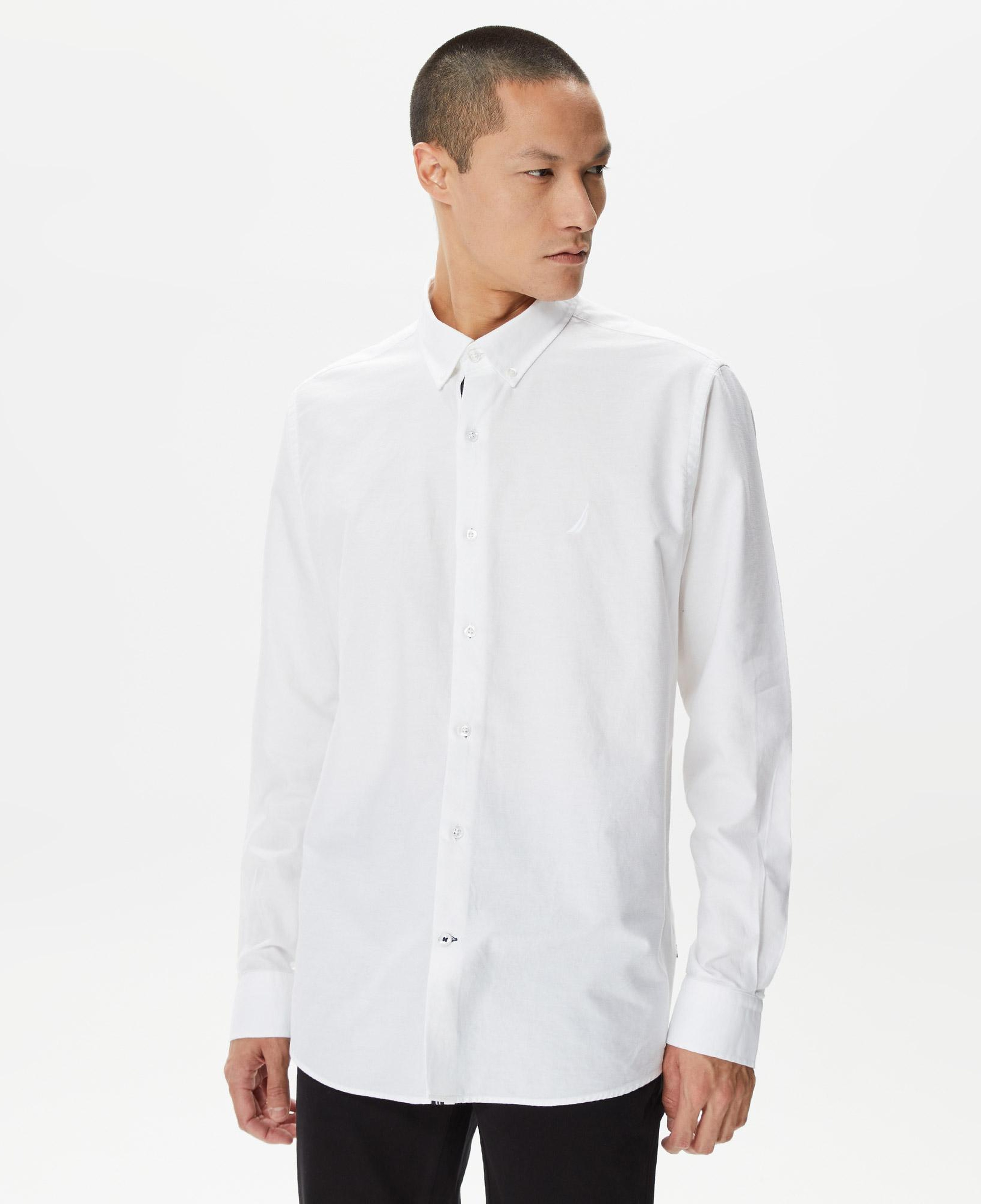 Nautica Erkek Beyaz Classic Fit Gömlek
