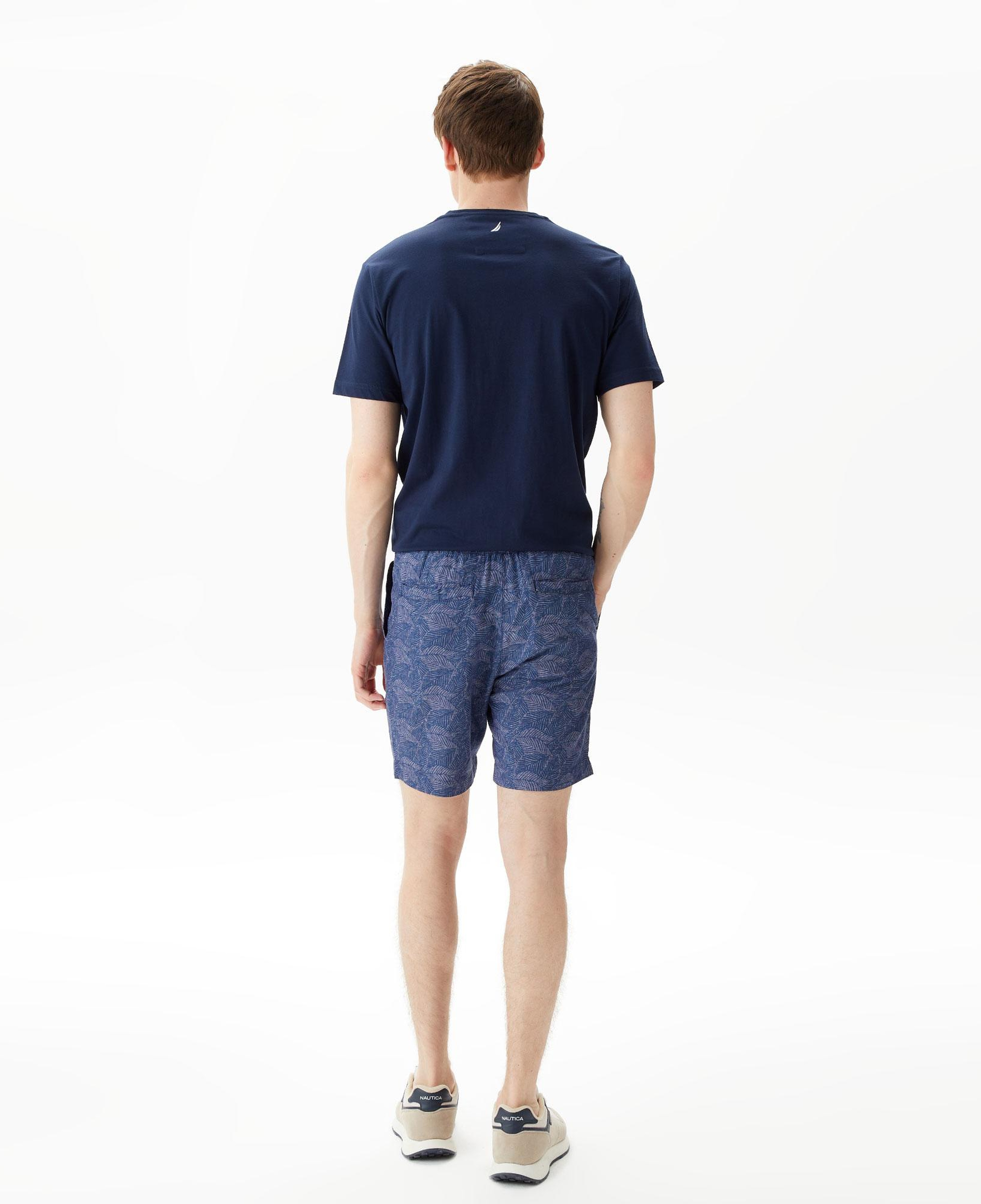 Nautica Erkek Lacivert Keten Bermuda