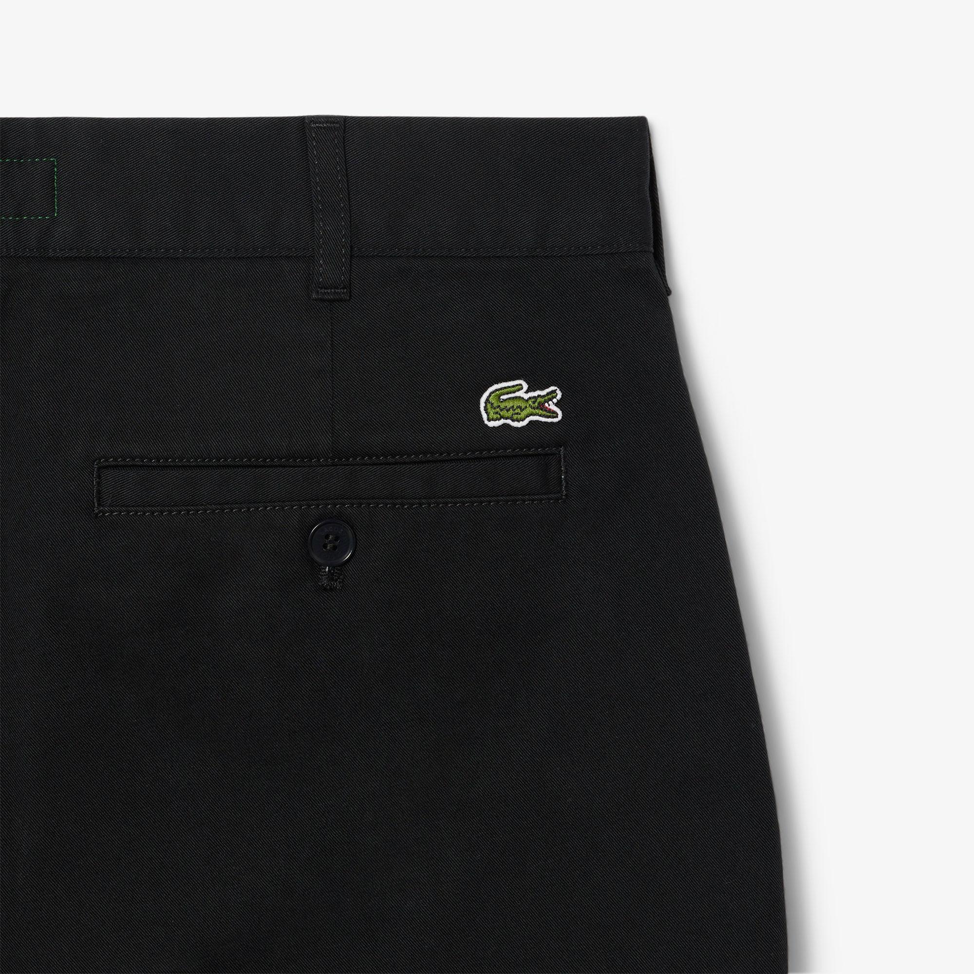 Erkek Slim Fit Siyah Bermuda Şort