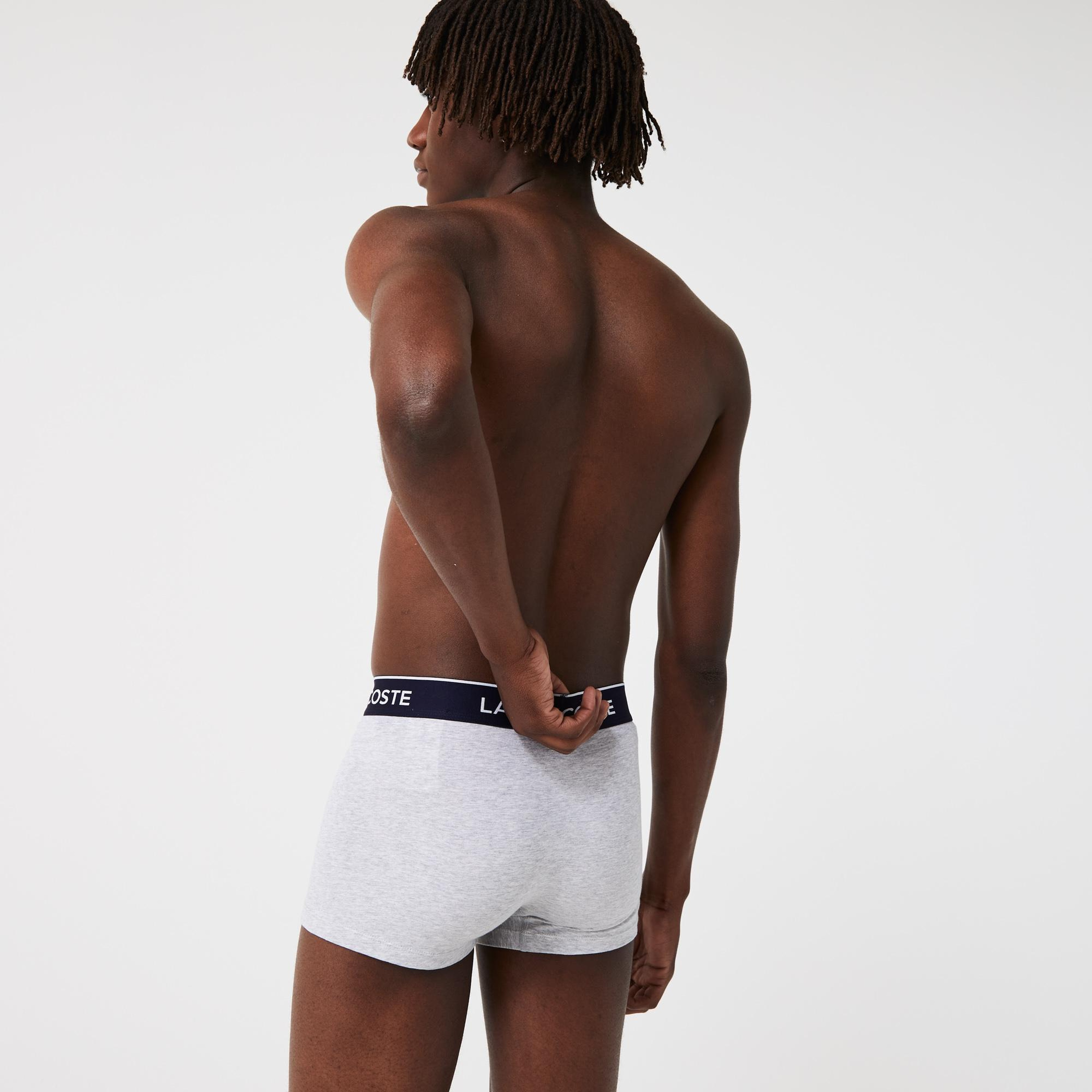 Erkek 3'lü Gri Boxer