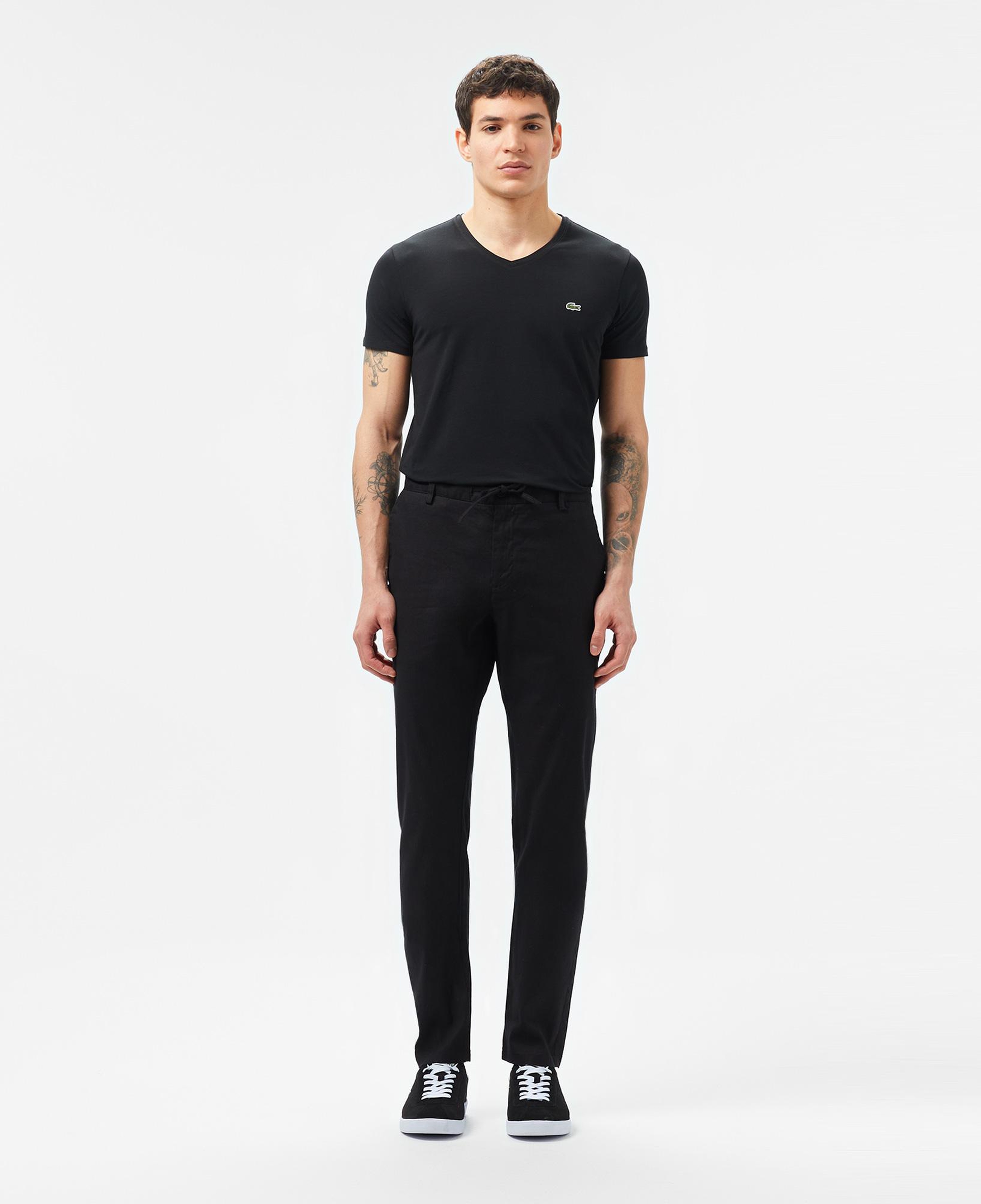 Erkek Slim Fit Siyah Pantolon