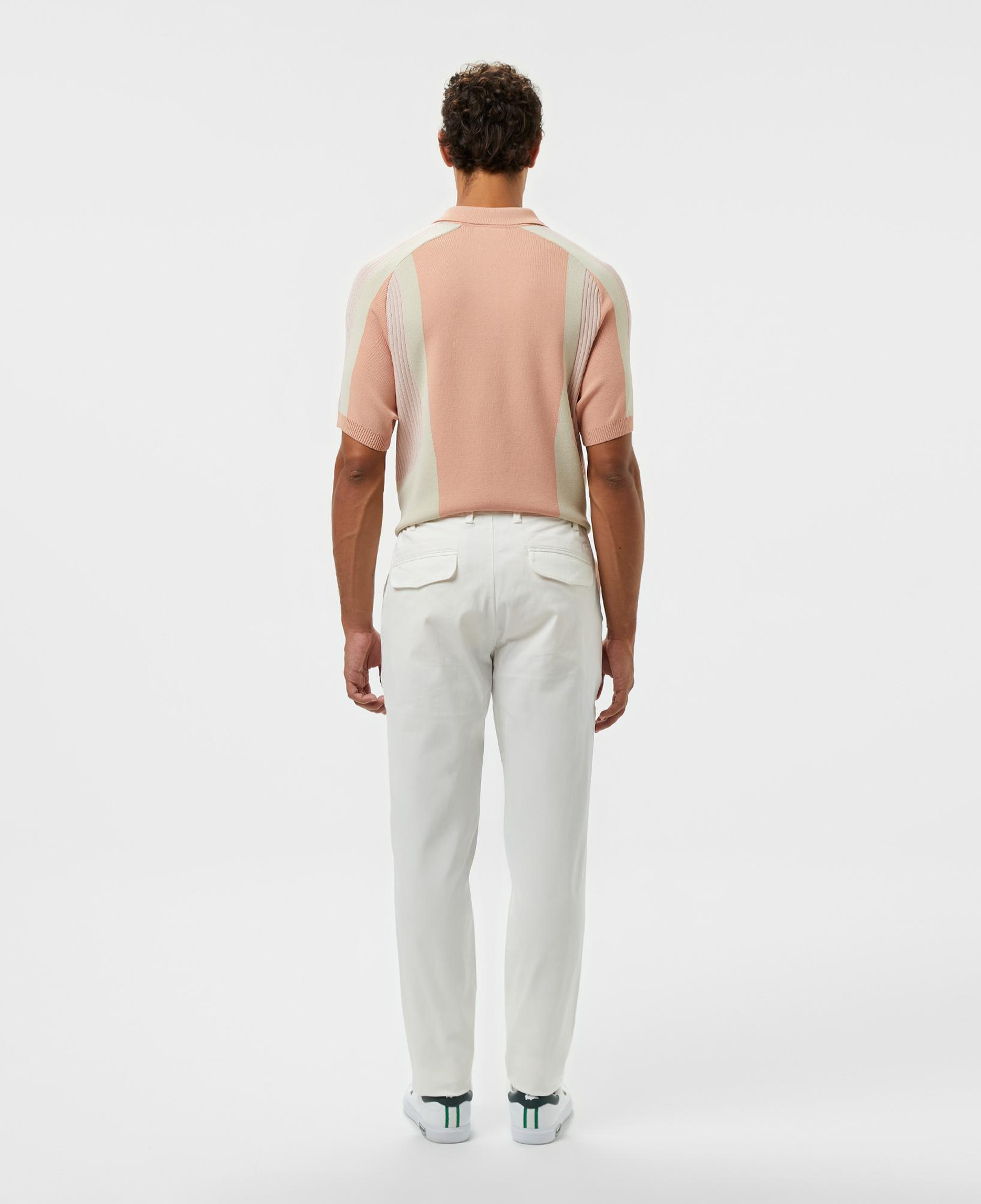 Erkek Tapered Fit Beyaz Pantolon