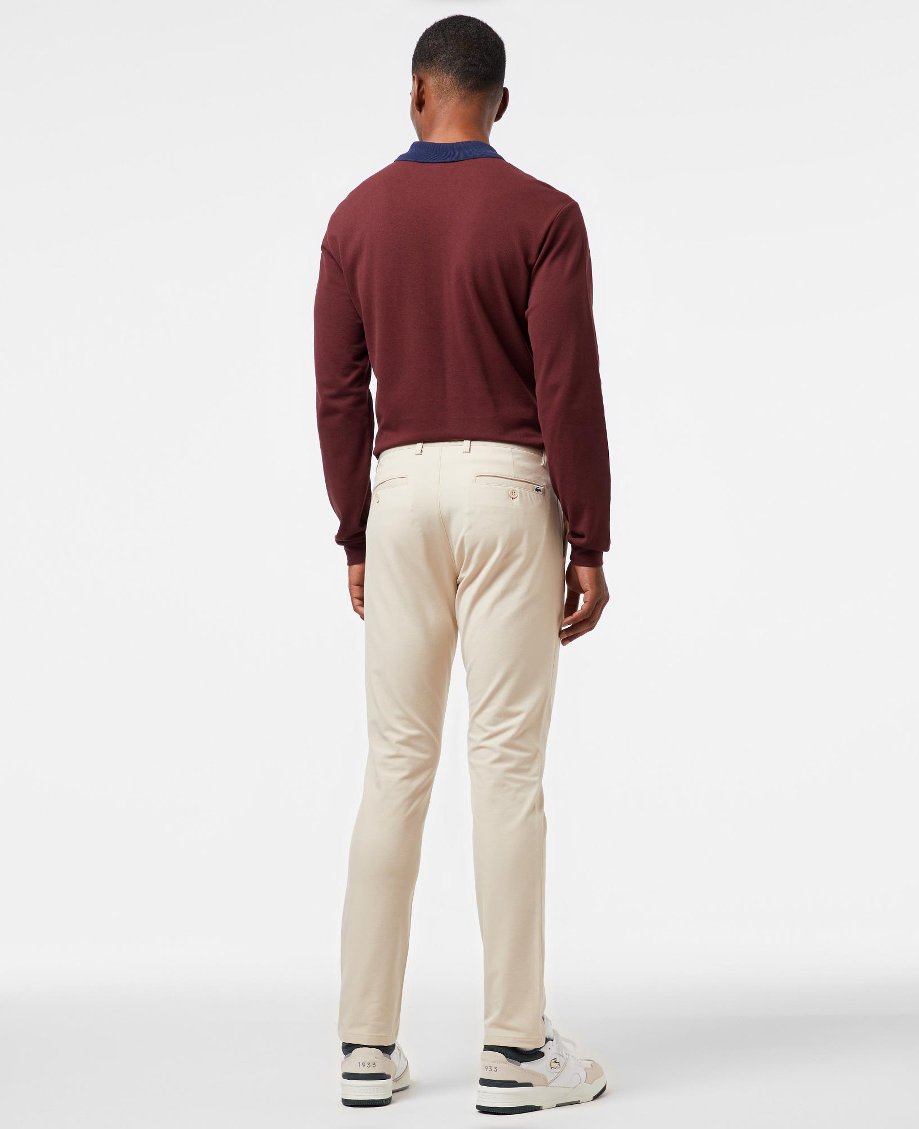 Erkek Slim Fit Chino Krem Pantolon