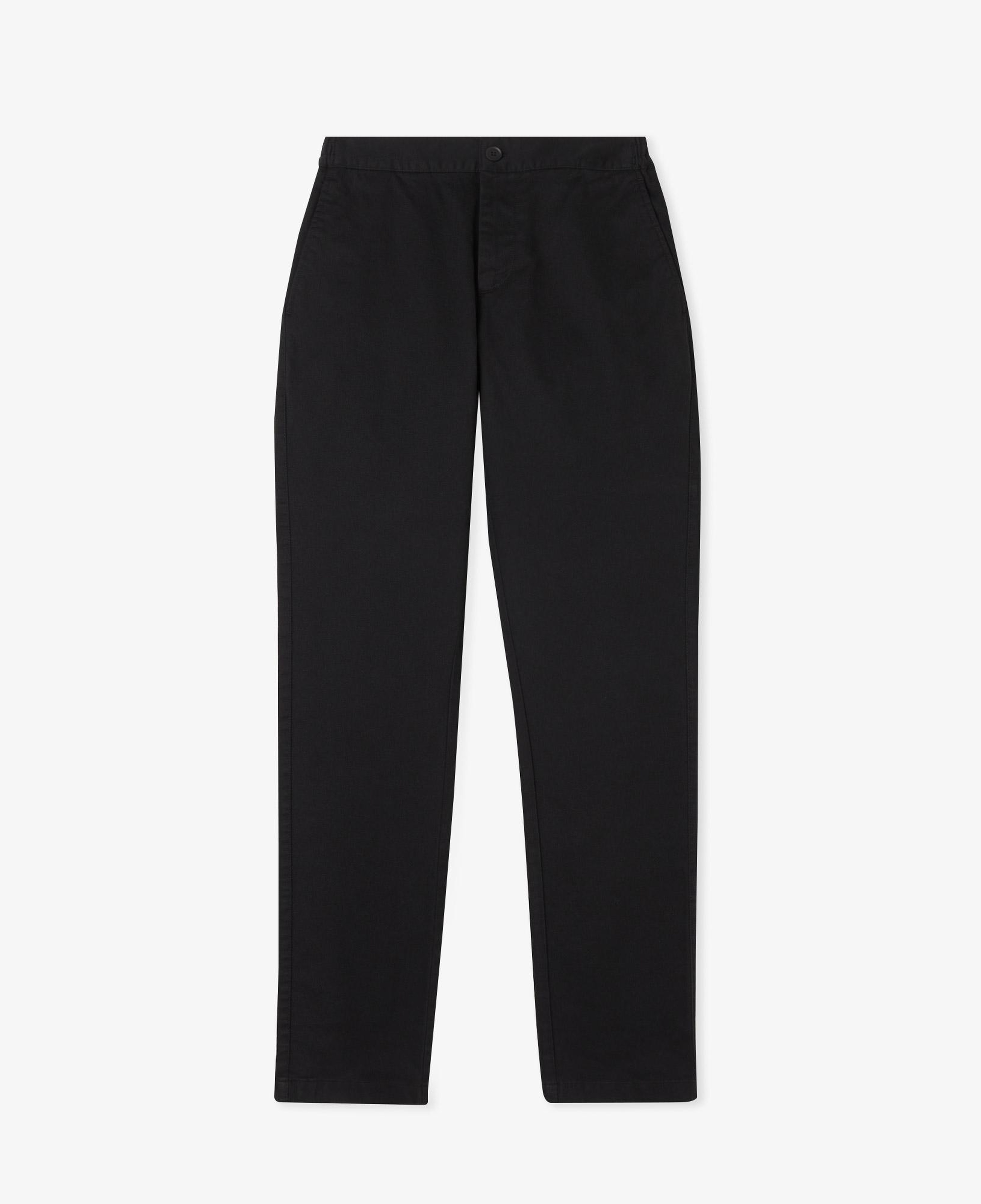 Erkek Slim Fit Siyah Chino Pantolon