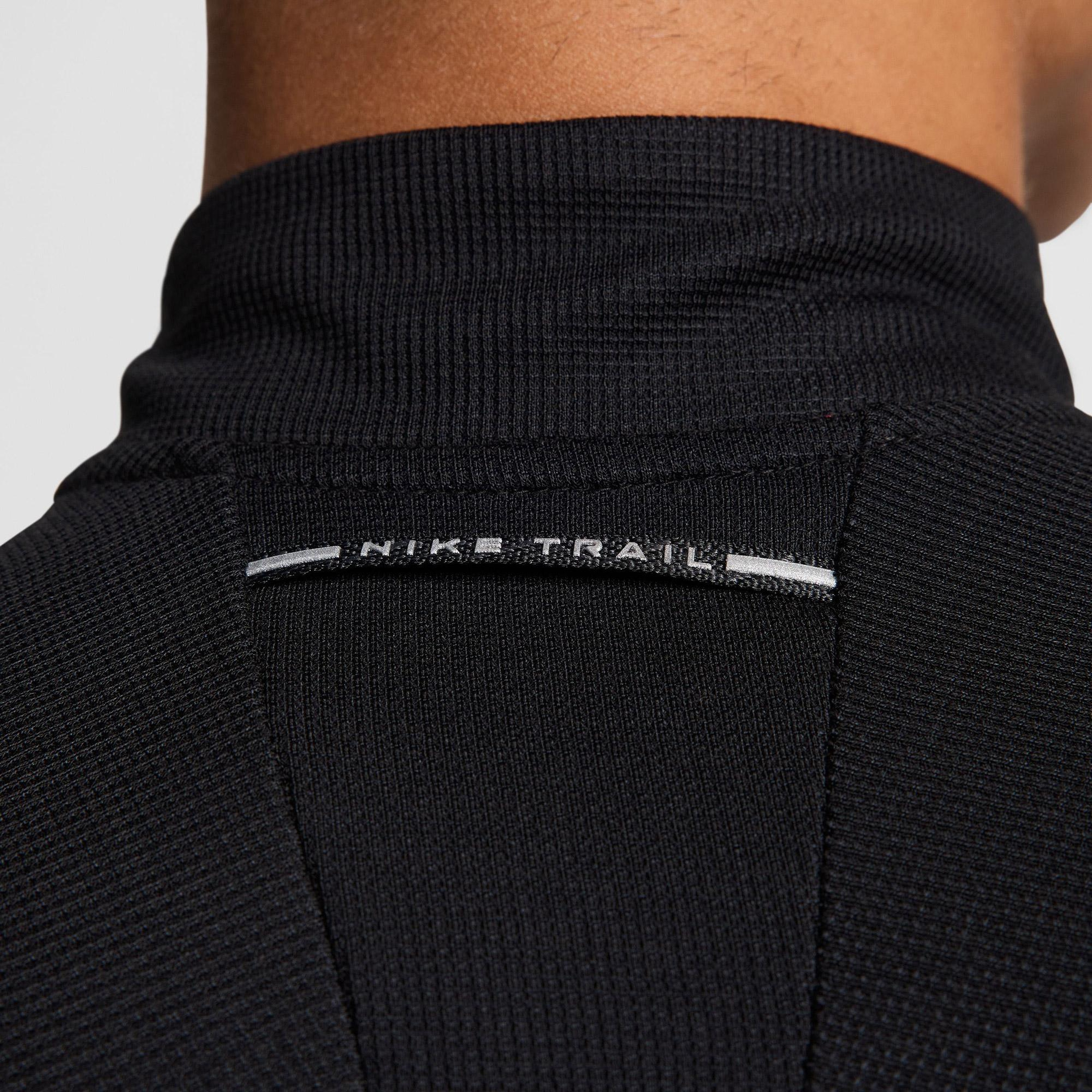 Nike Dri-Fit Trail Midlayer Erkek Siyah Kapüşonlu Hoodie