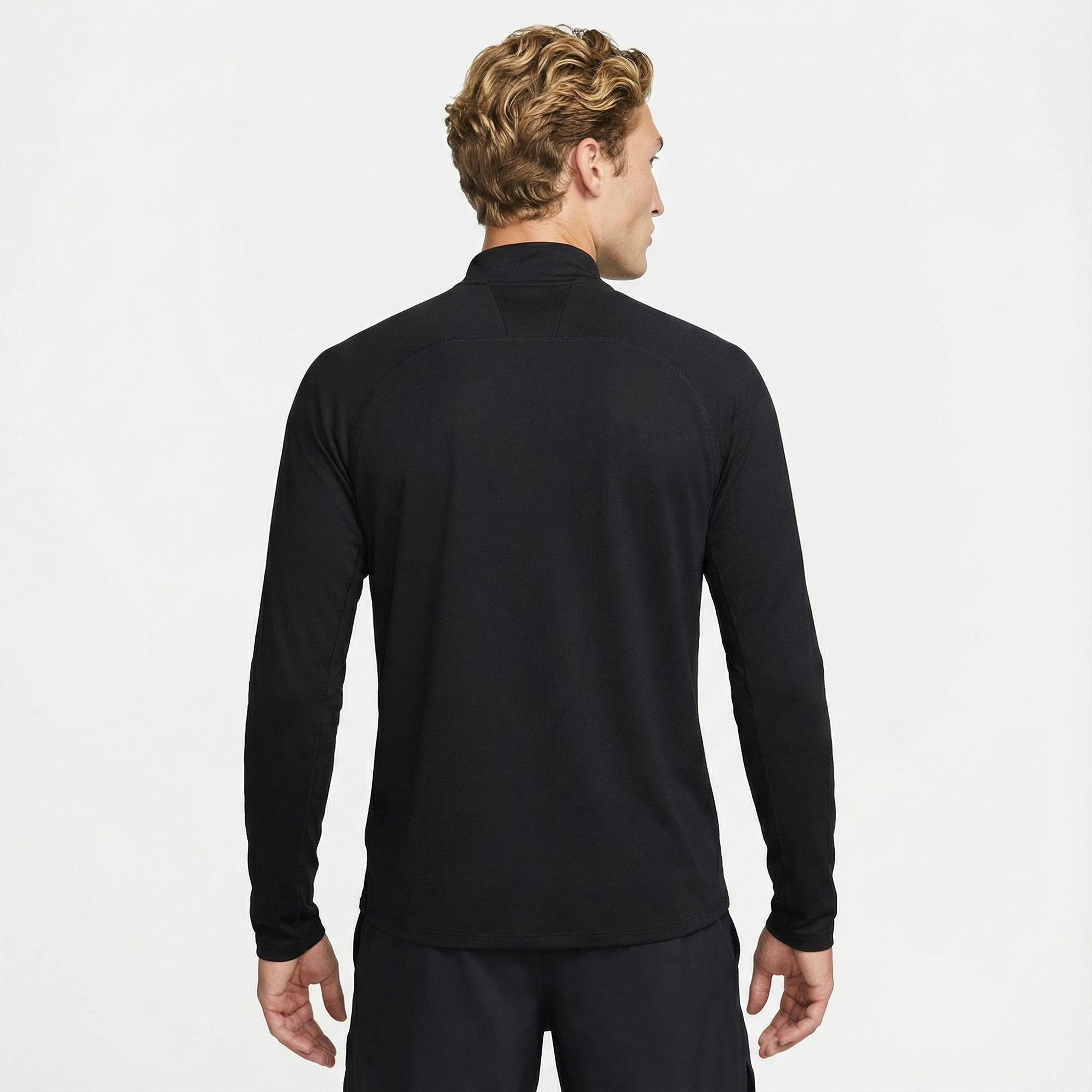 Nike Dri-Fit Trail Midlayer Erkek Siyah Kapüşonlu Hoodie