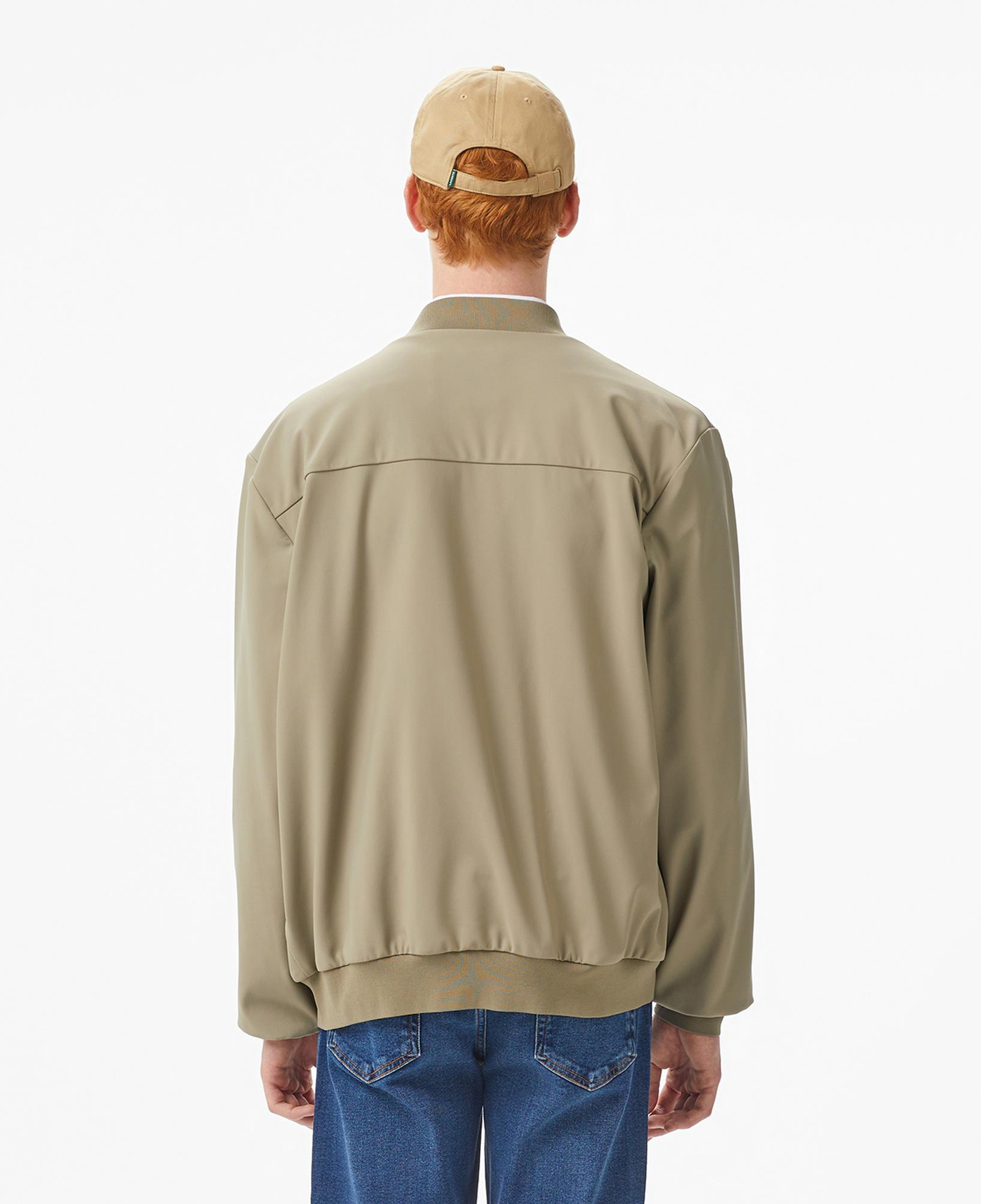 Lacoste Erkek Hakim Yaka Açık Kahverengi Bomber Ceket