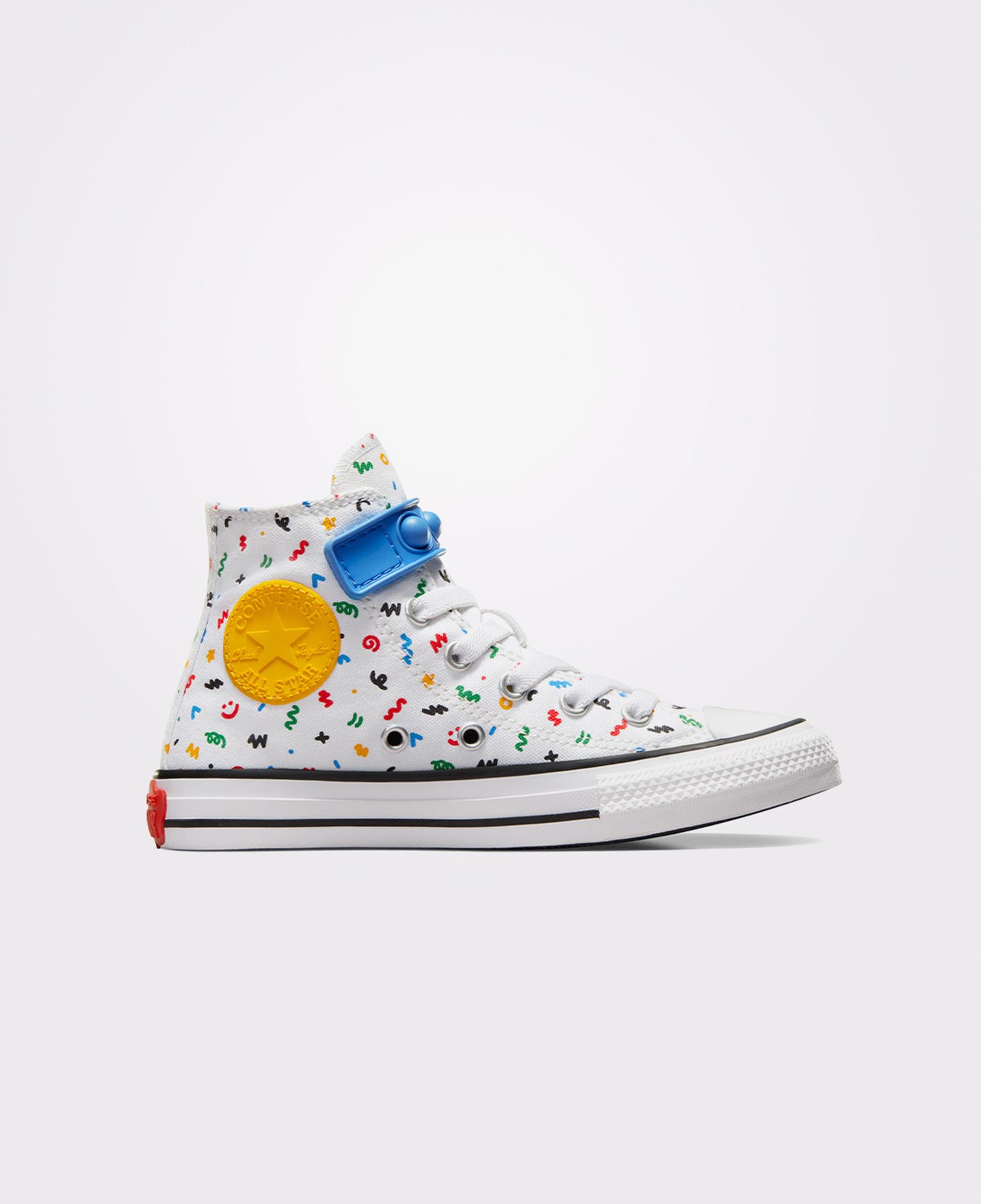 Converse Chuck Taylor All Star Easy On Doodles Çocuk Beyaz Sneaker