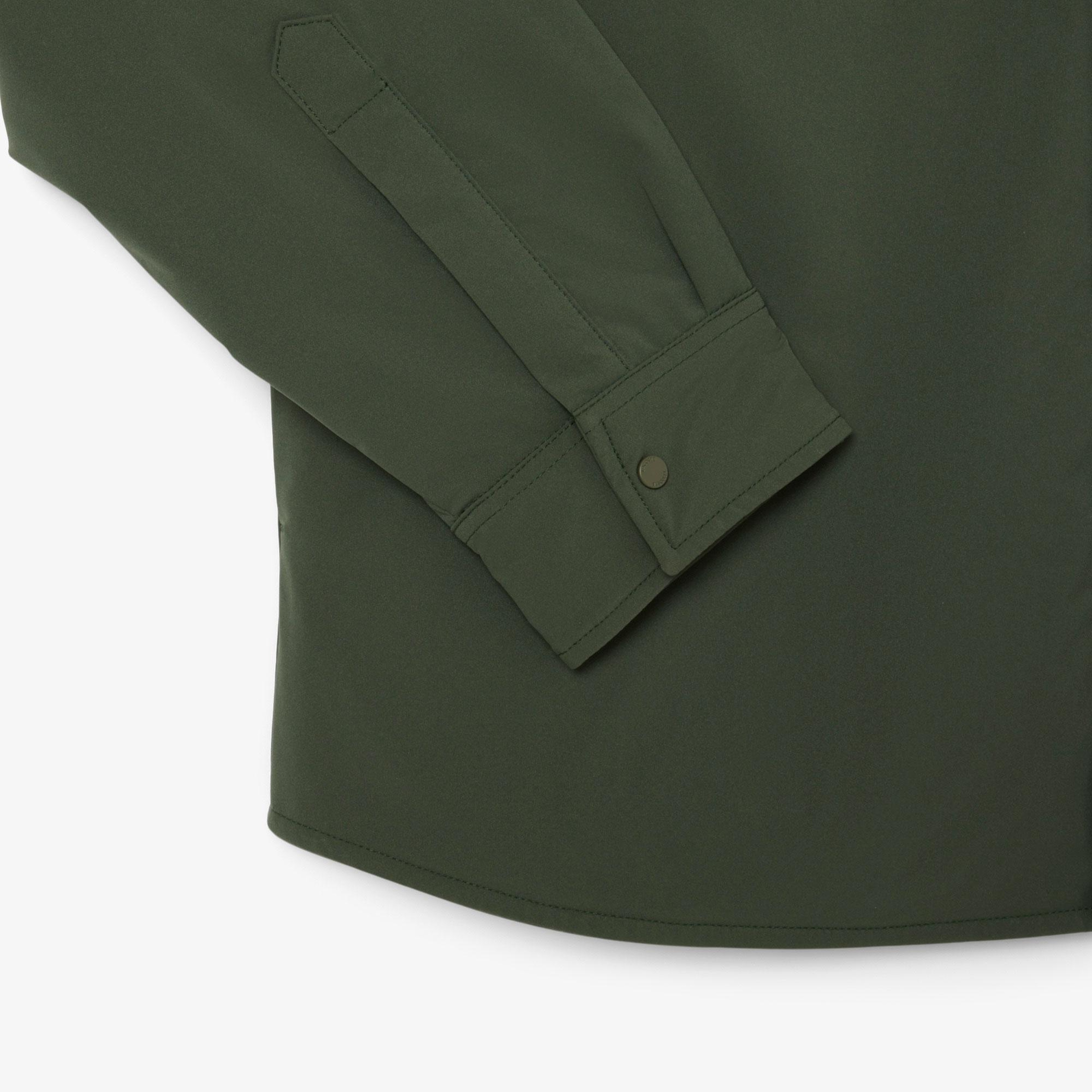 Erkek Oversize Fit Haki Dış Gömlek