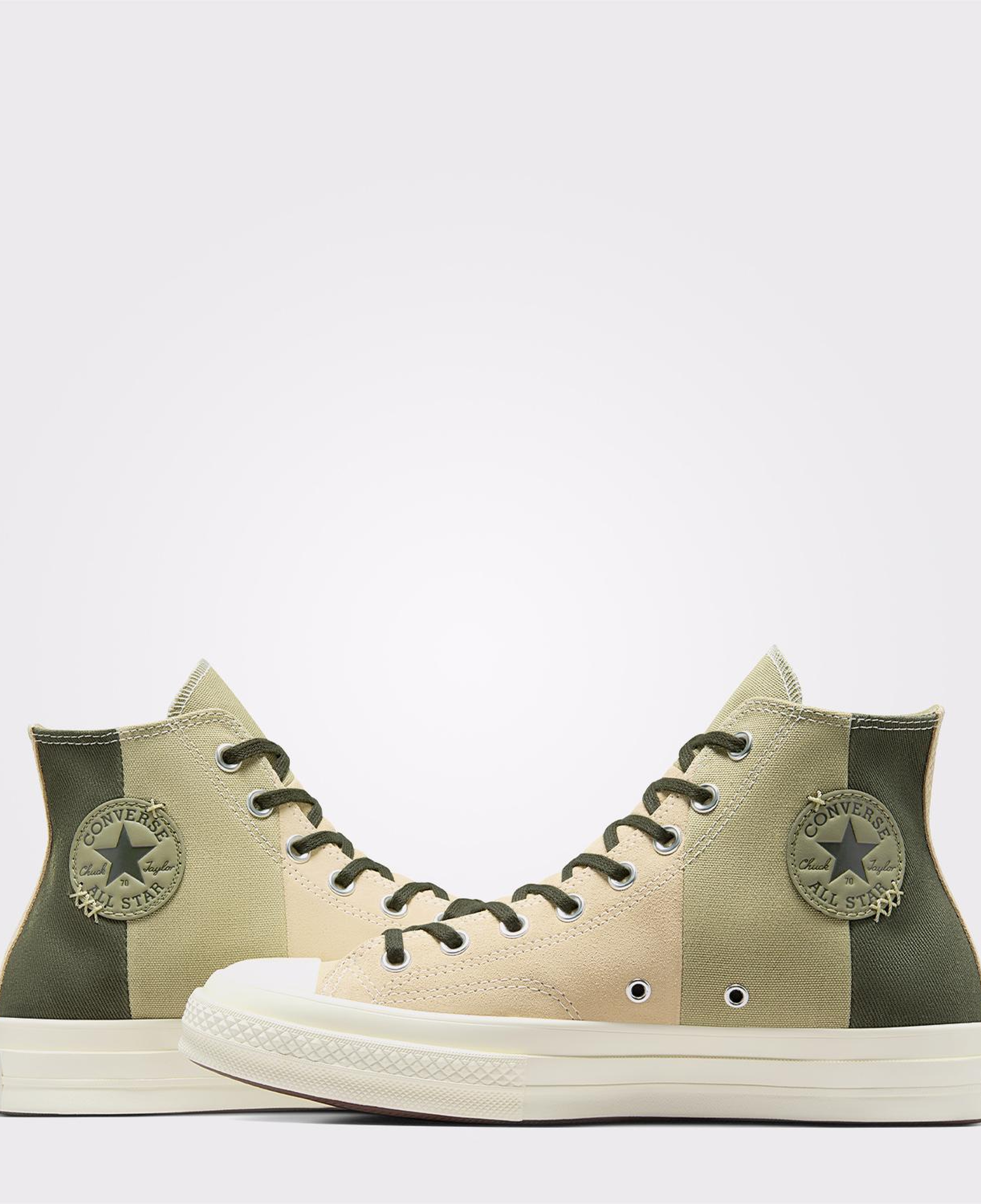 Converse Chuck 70 Patchwork Suede Unisex Bej Sneaker