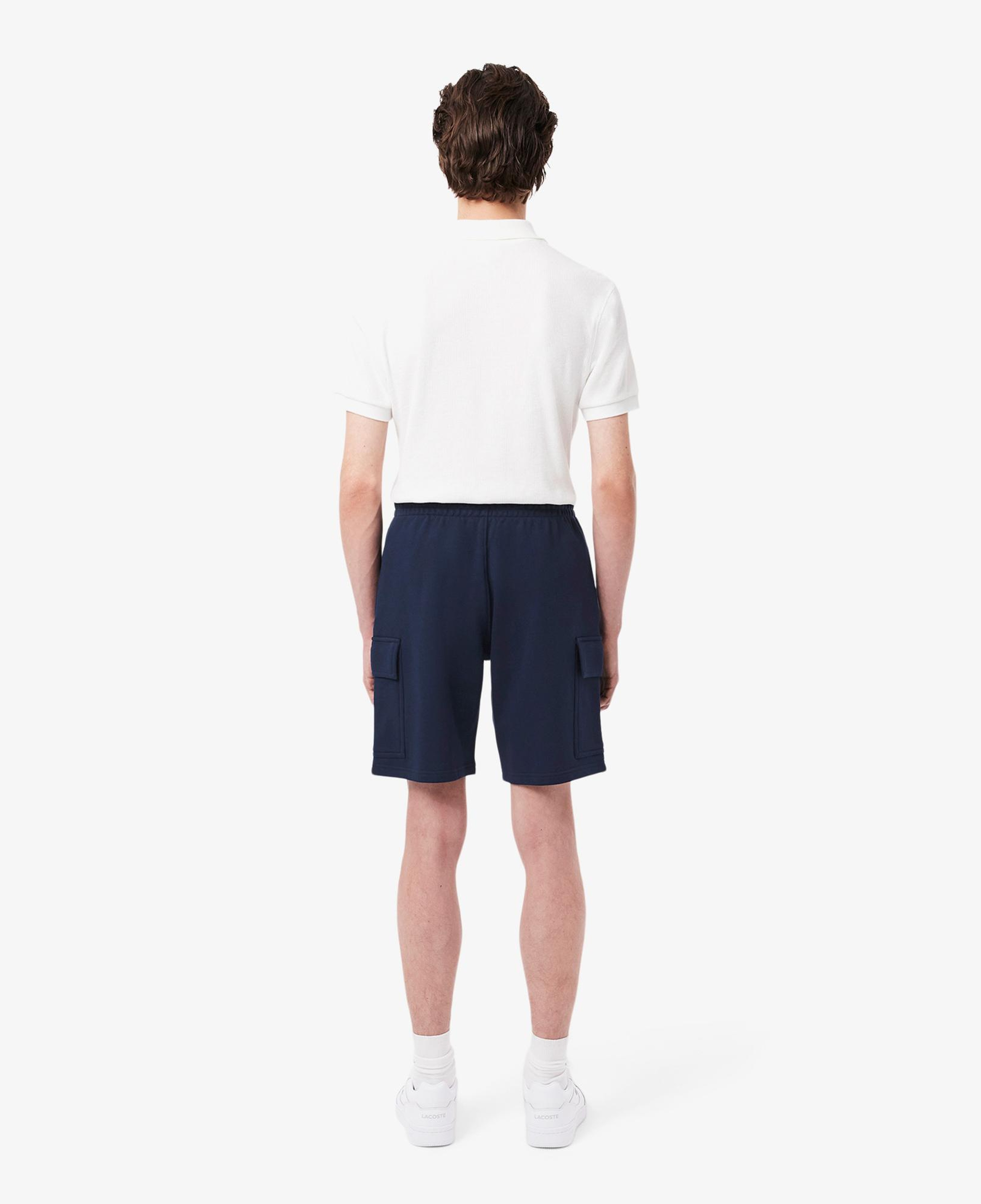 Lacoste Cotton Fleece Cargo Erkek Lacivert Şort