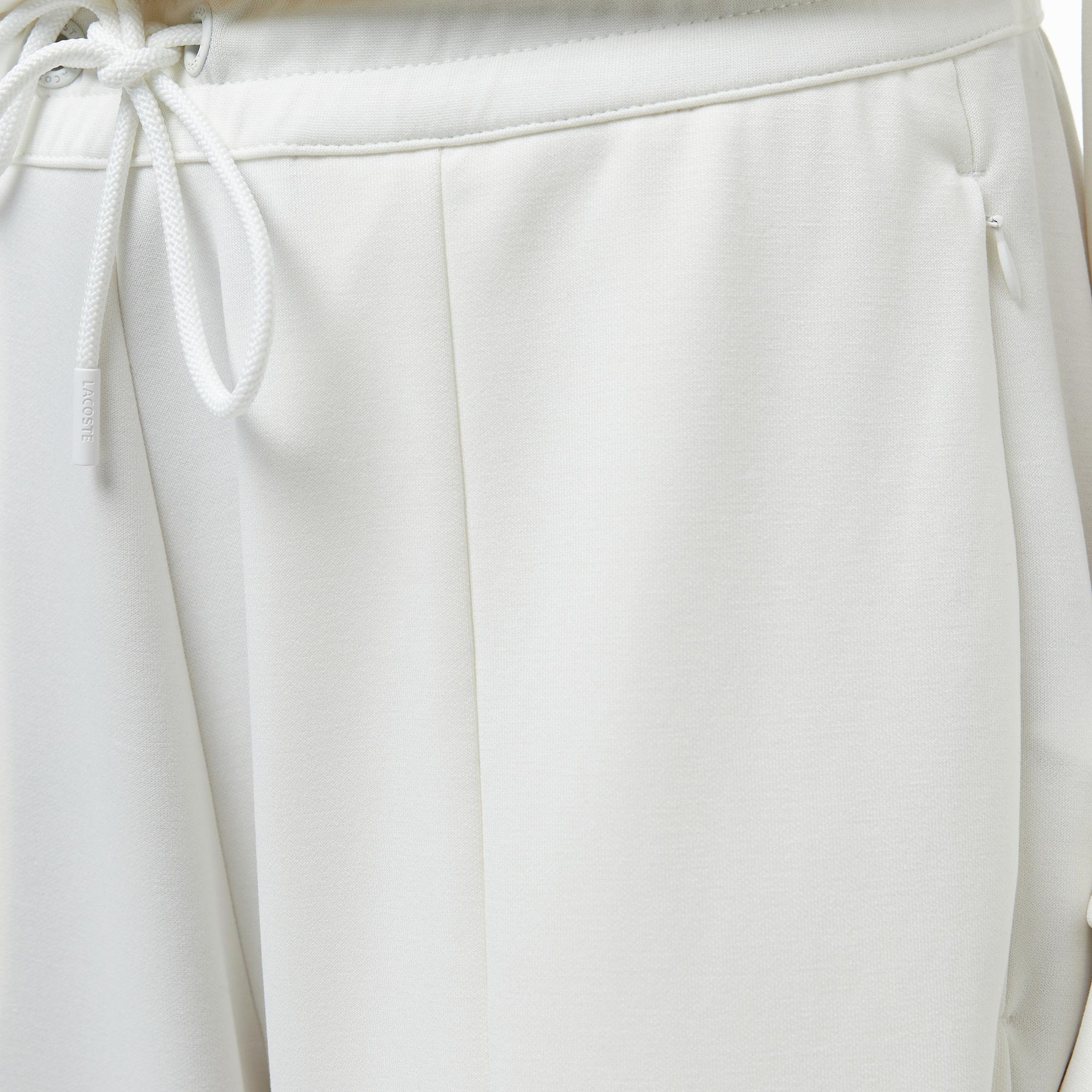 Lacoste Kadın Loose Fit Beyaz Eşofman Altı