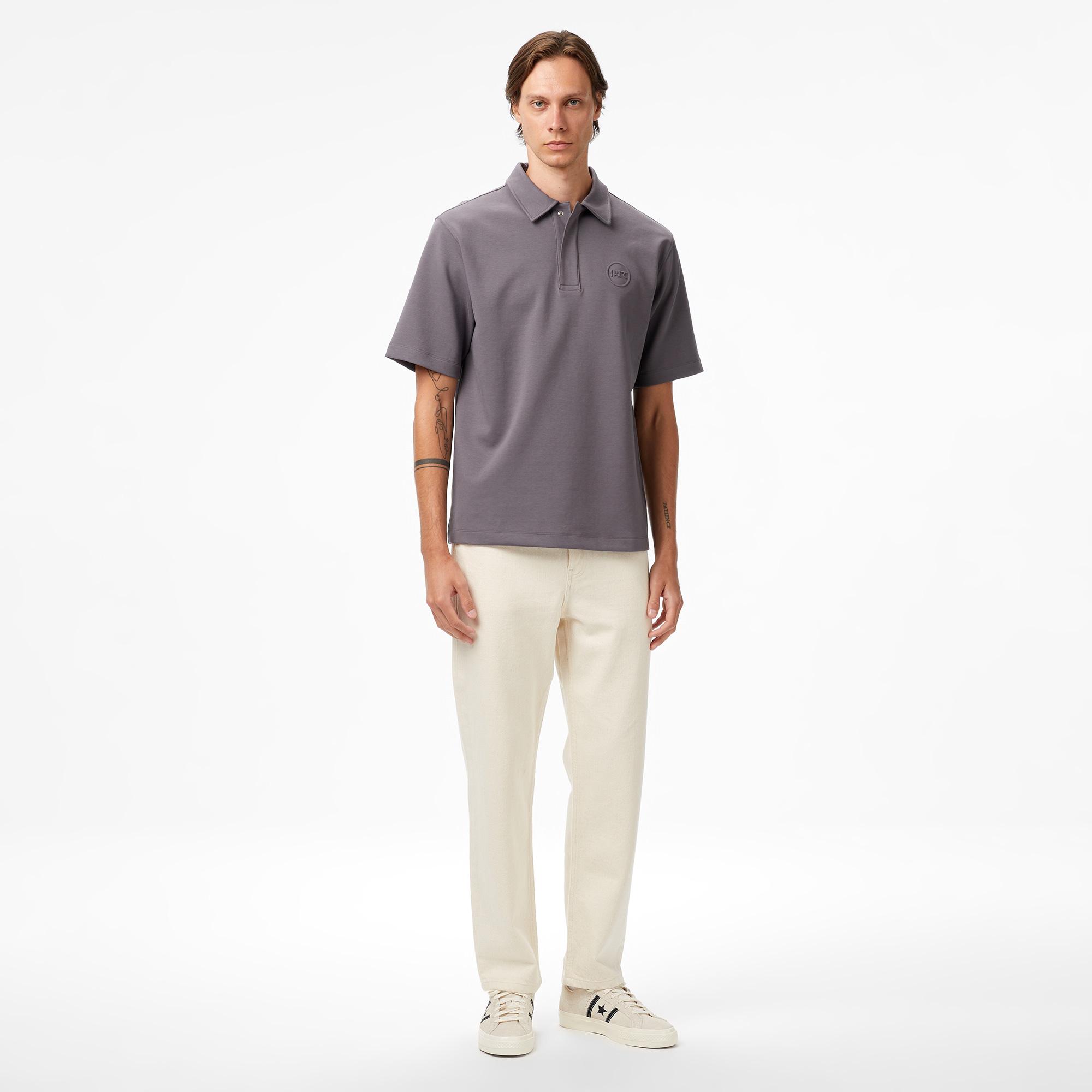 UNITED4 Classic Erkek Gri Polo