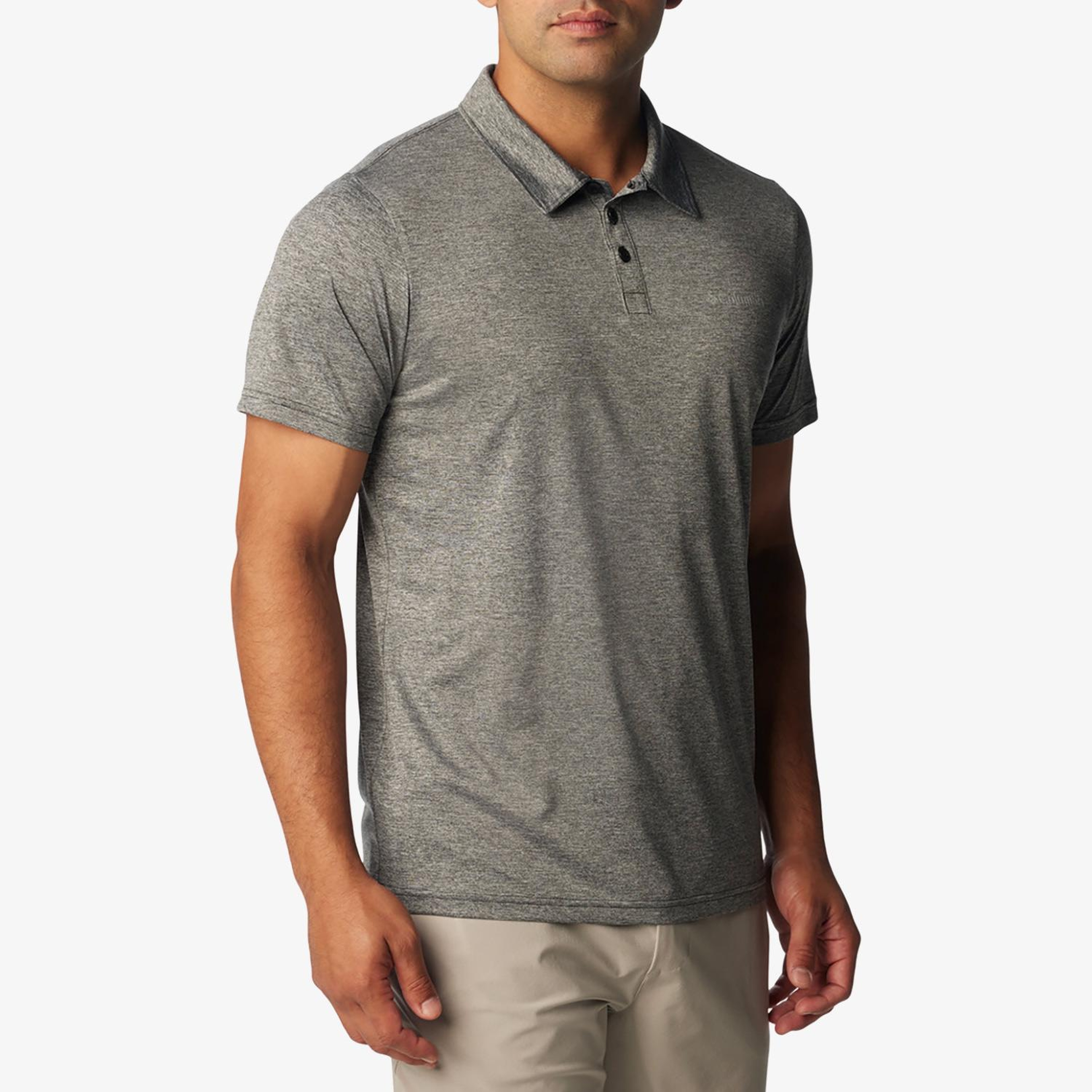 Columbia Hike Erkek Gri Günlük Polo T-Shirt