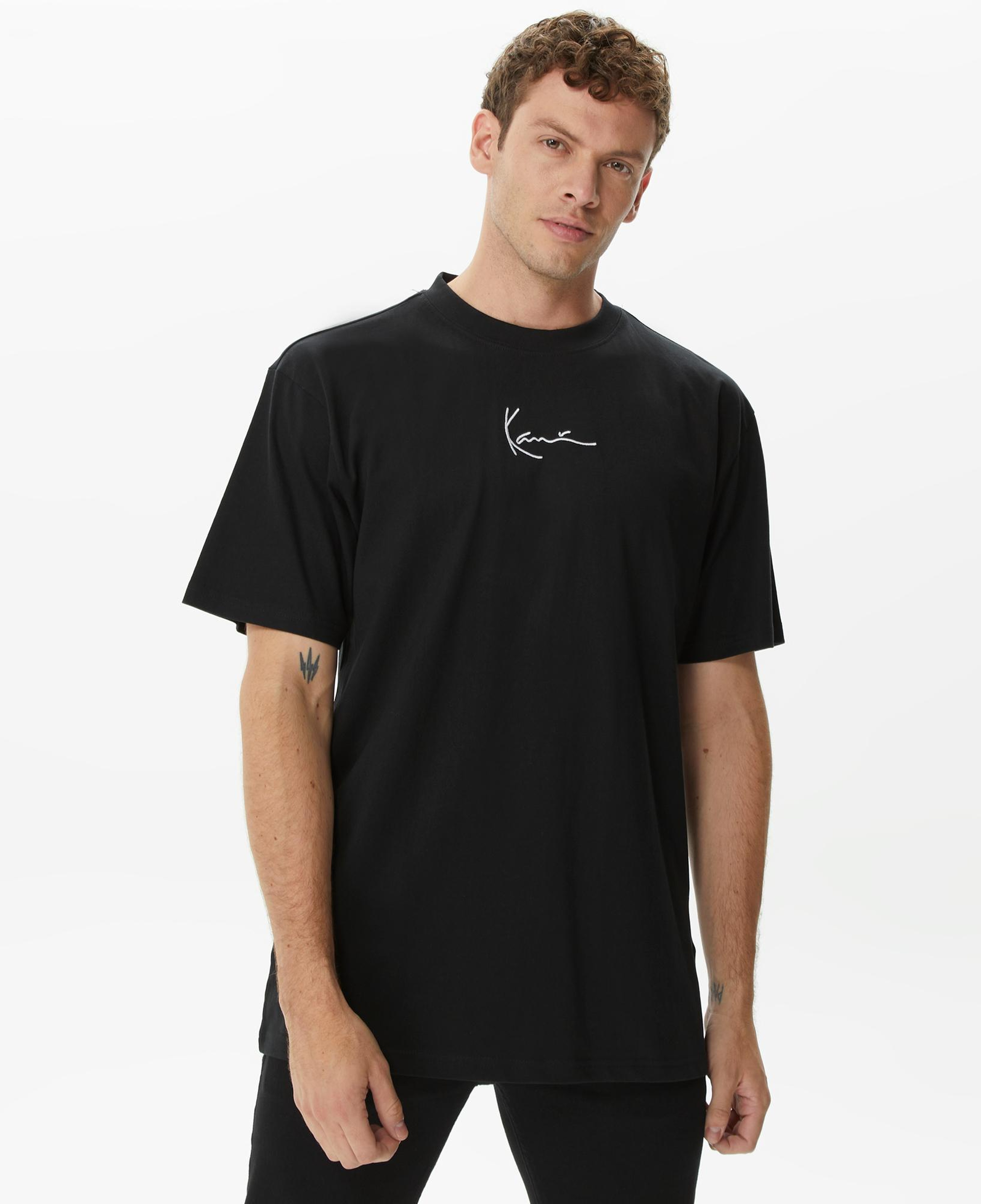Karl Kani Small Signature Erkek Siyah T-Shirt