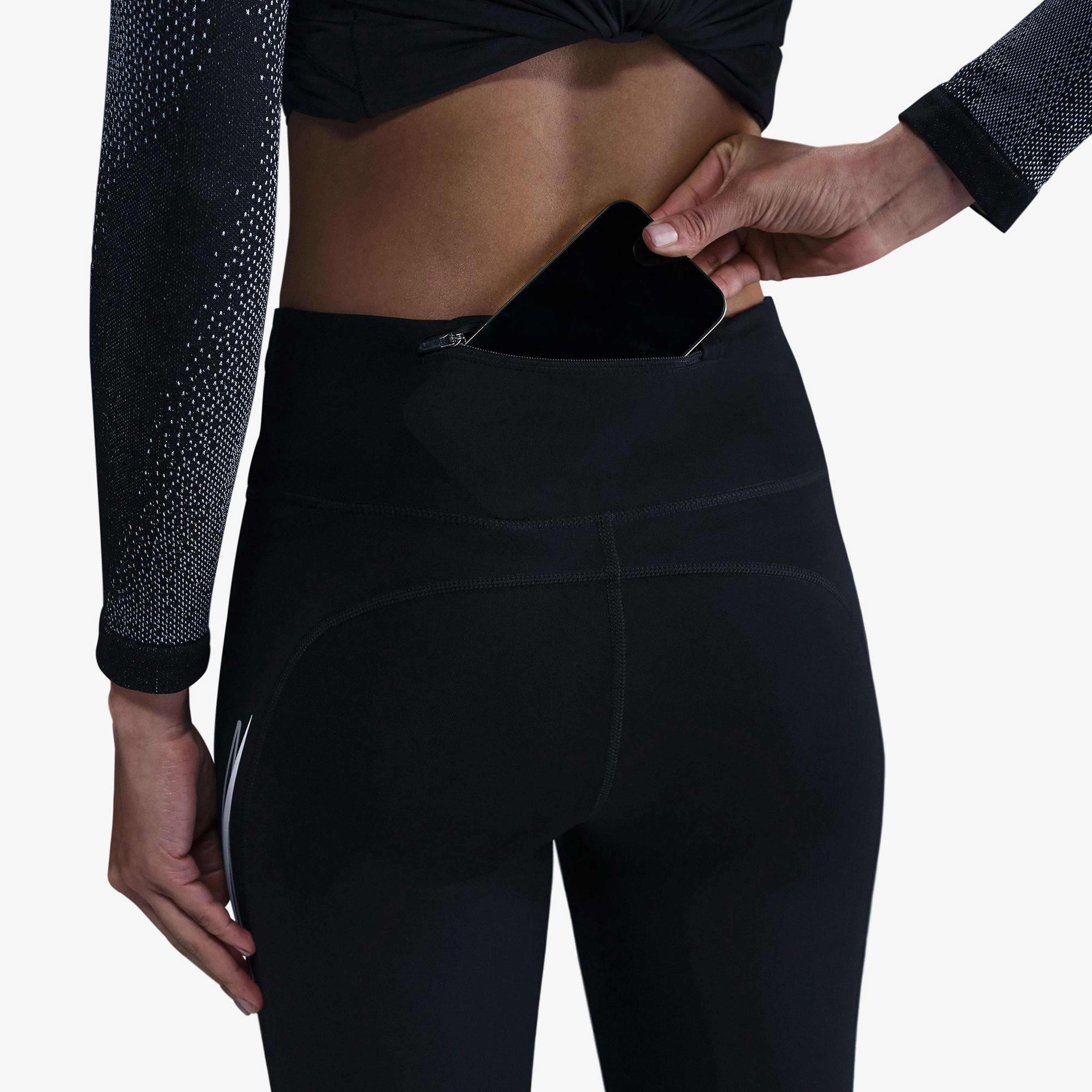 Nike Fast Dri-Fit Kadın Siyah Tayt