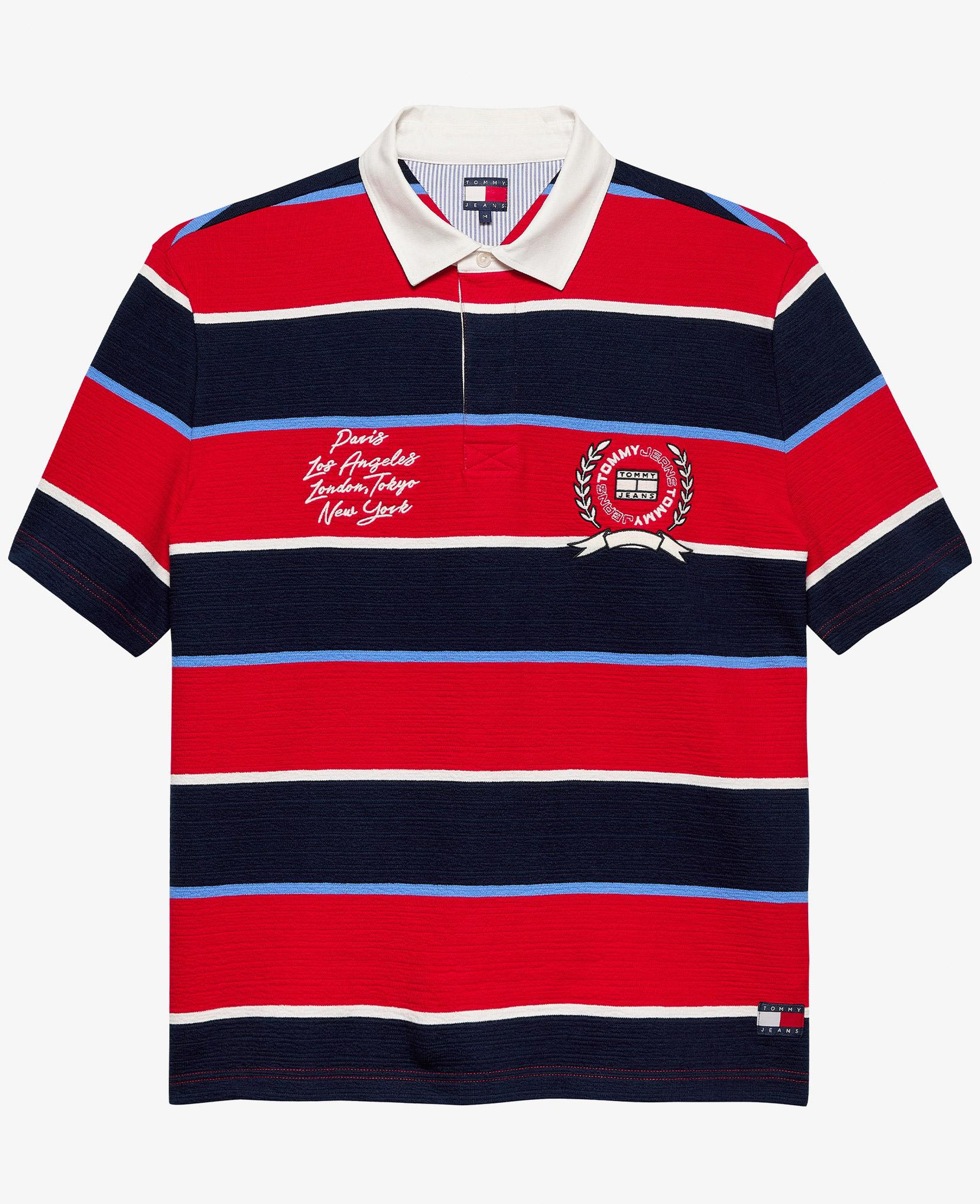 Tommy Hilfiger Rugby Erkek Kırmızı Polo Yaka T-Shirt