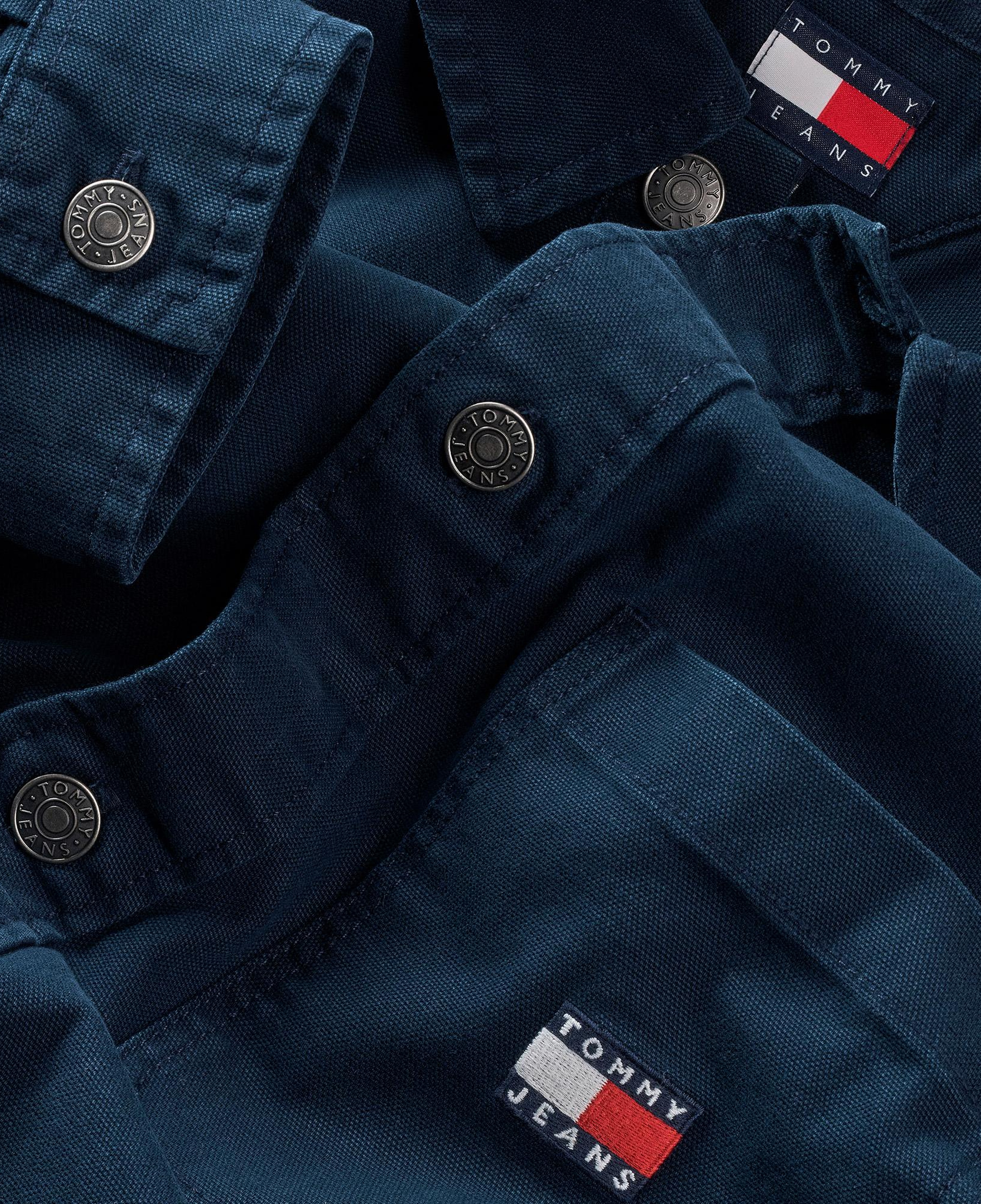 Tommy Hilfiger Overshirt Erkek Lacivert Gömlek