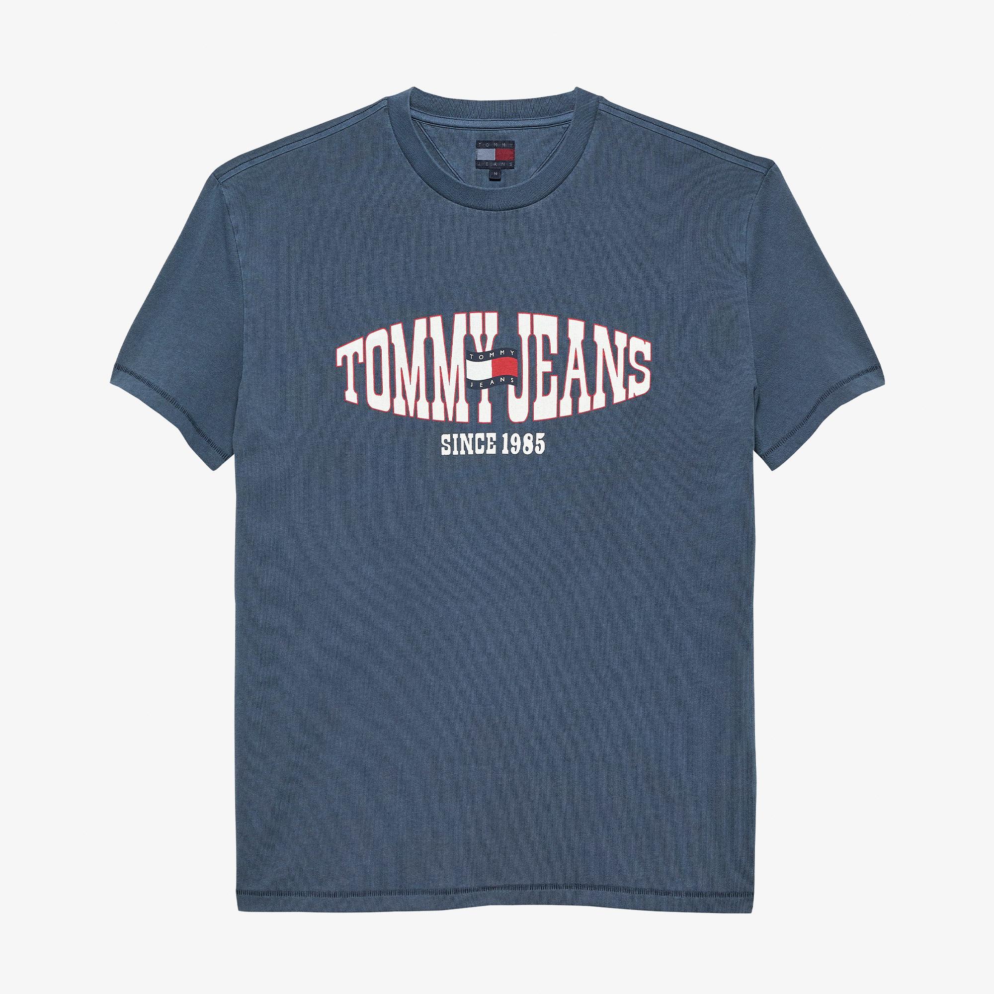 Tommy Hilfiger Dna Graphics Erkek Lacivert T-Shirt