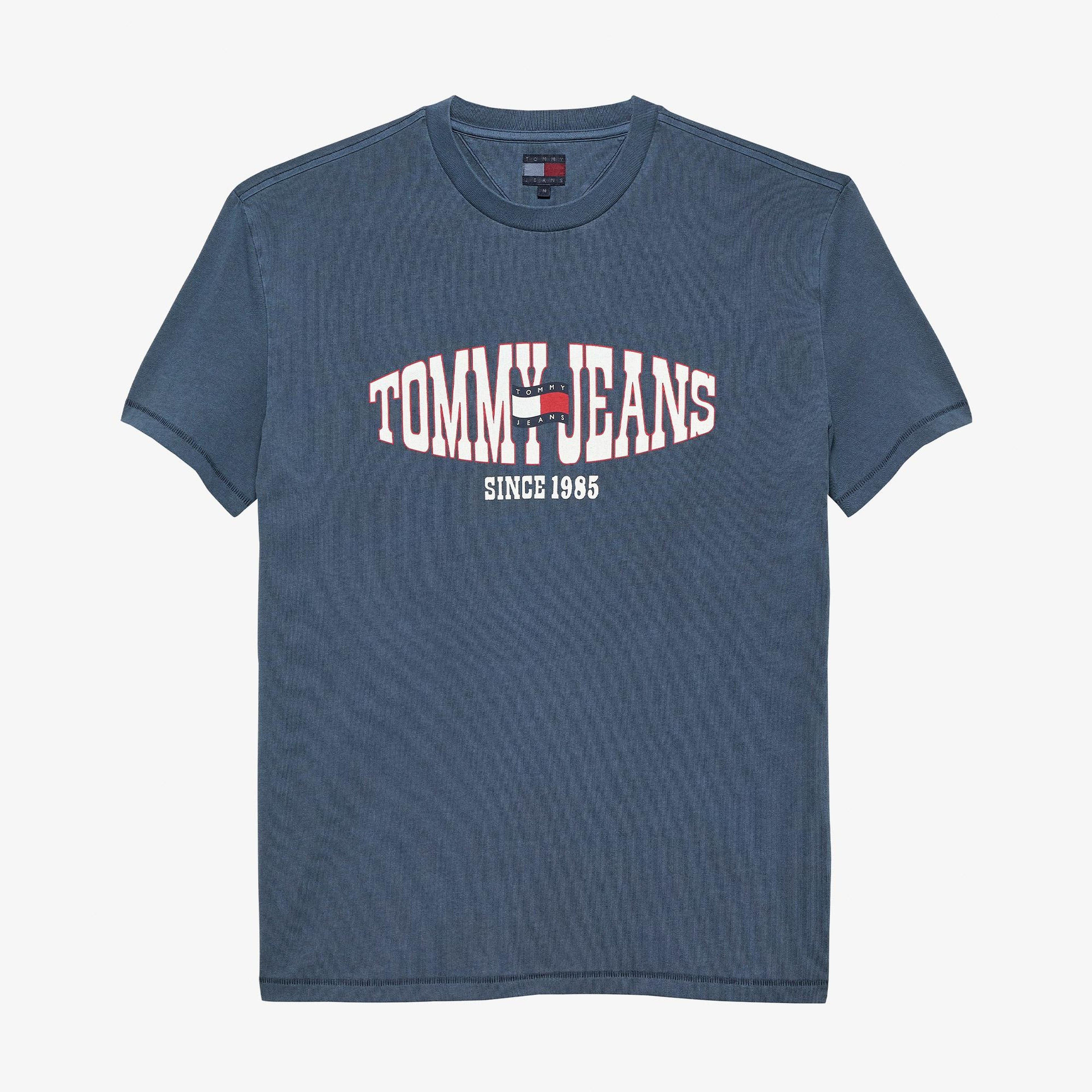 Tommy Hilfiger Dna Graphics Erkek Lacivert T-Shirt