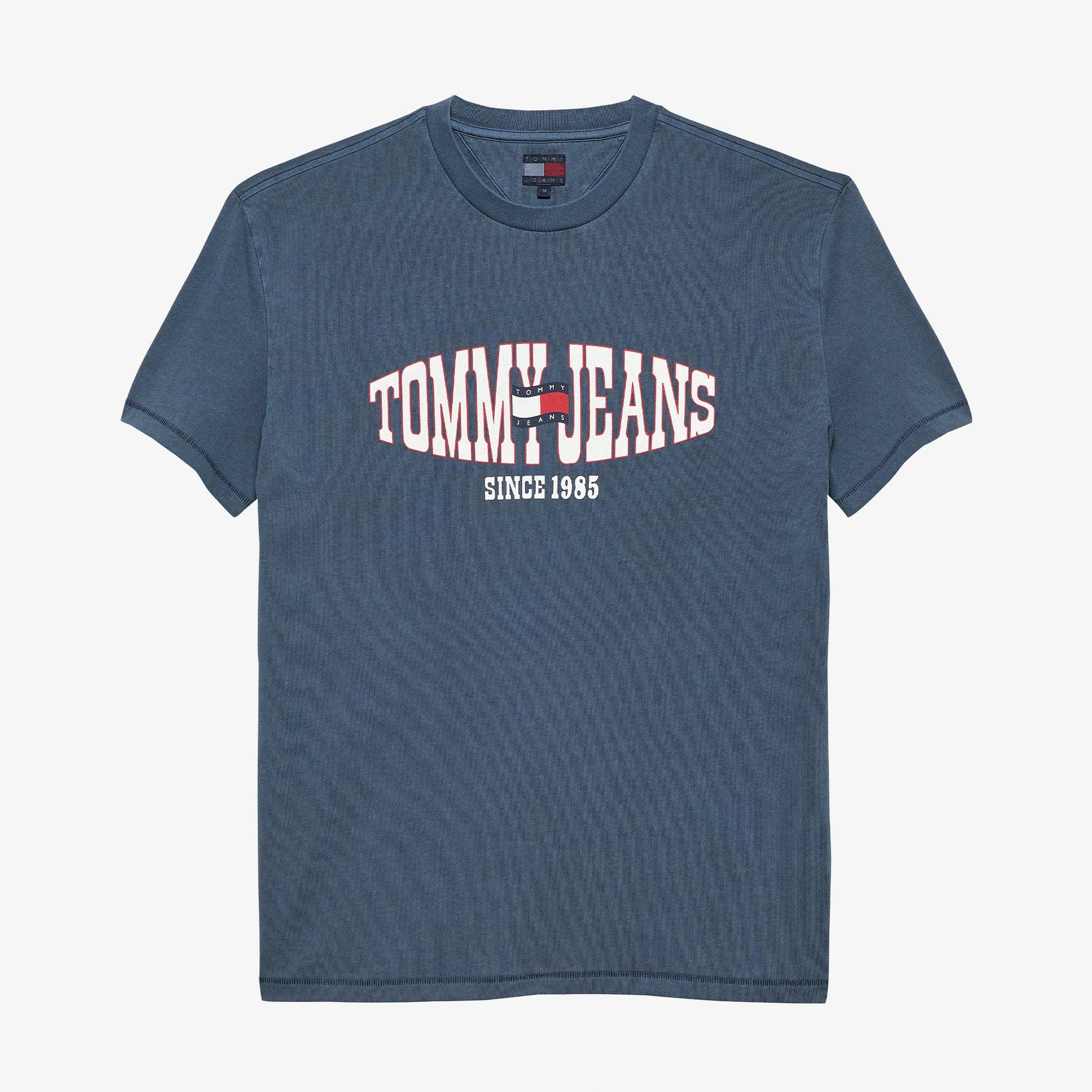 Tommy Hilfiger Dna Graphics Erkek Lacivert T-Shirt