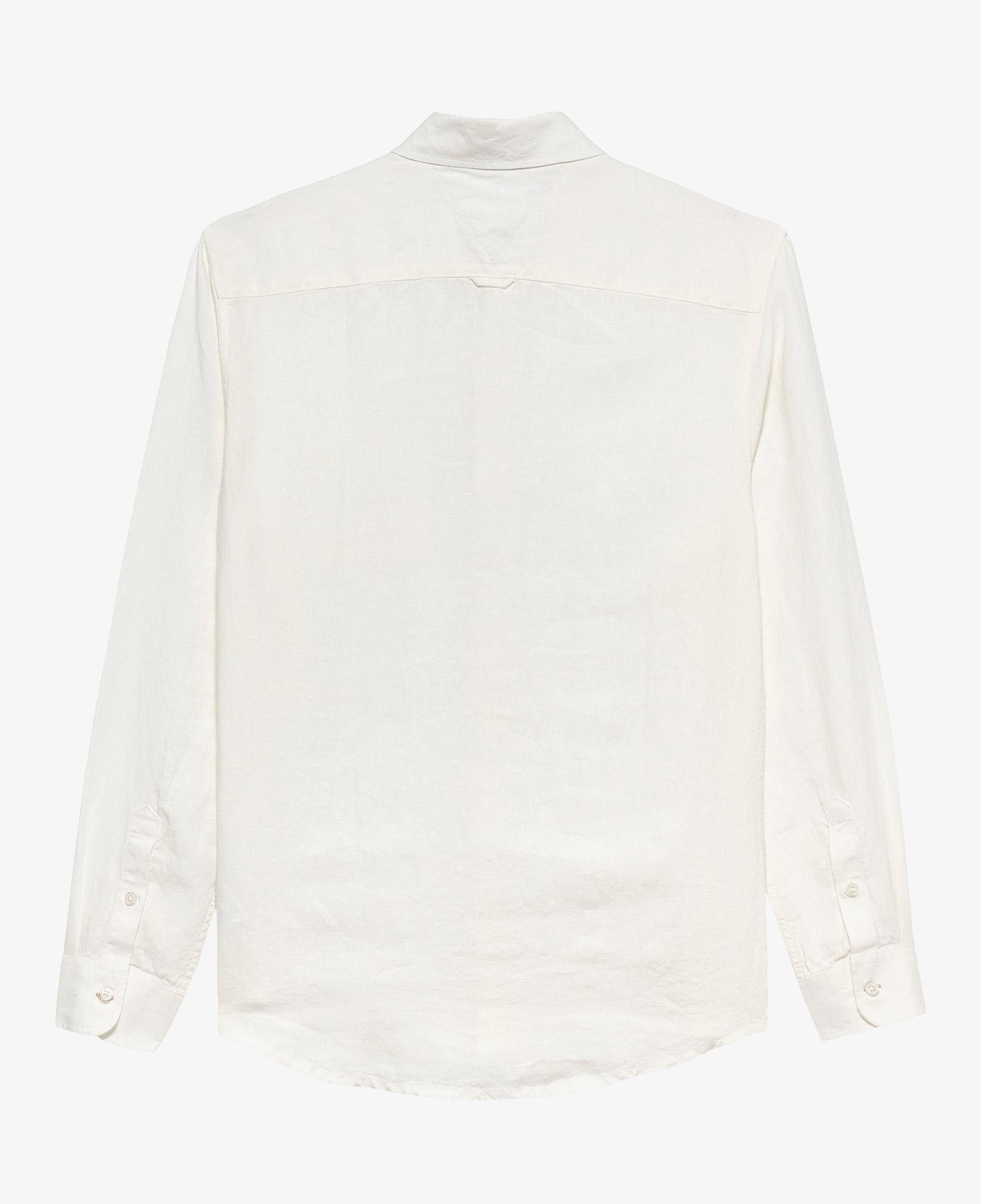 Tommy Hilfiger Linen Erkek Beyaz Gömlek