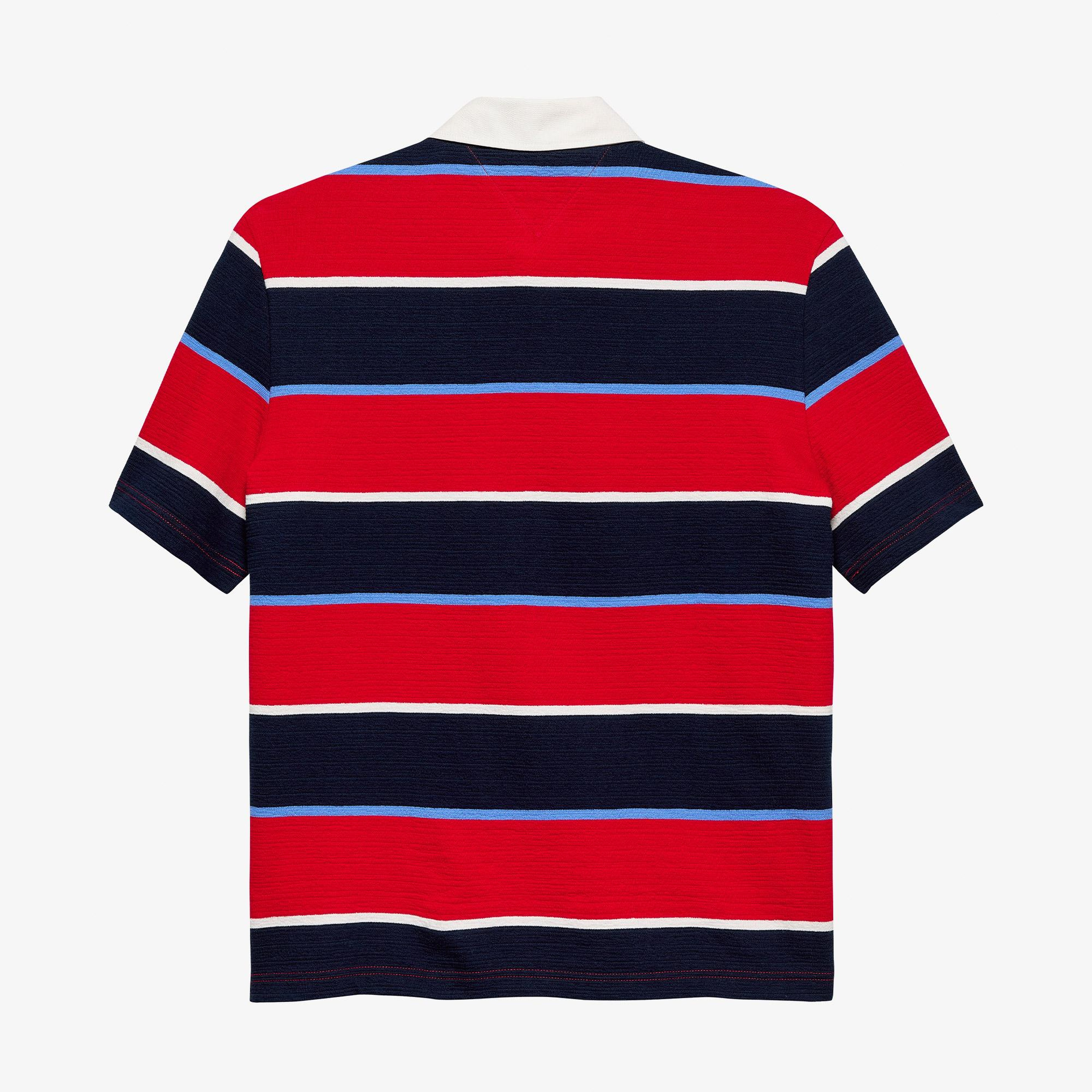Tommy Hilfiger Rugby Erkek Kırmızı Polo Yaka T-Shirt