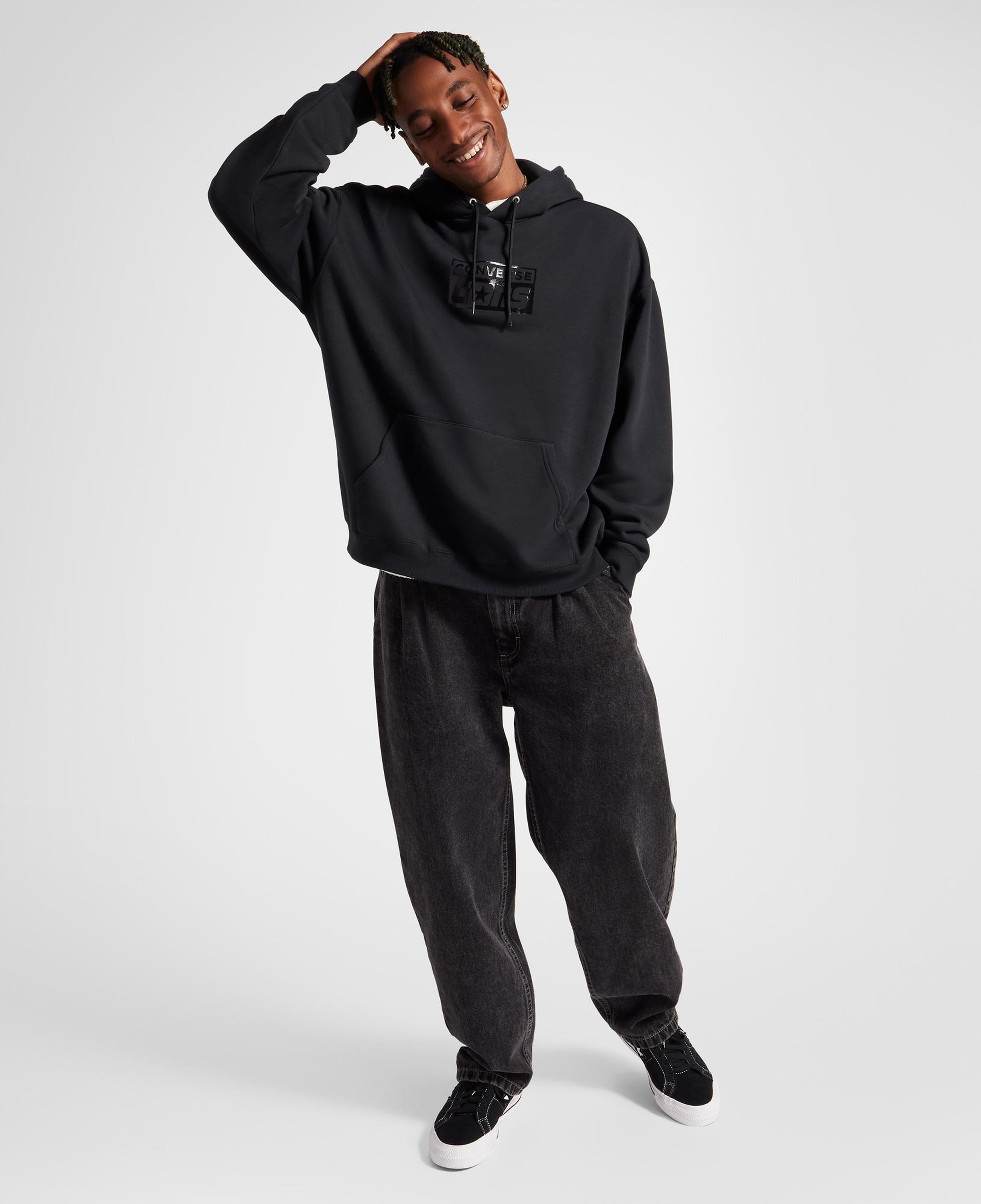 Converse Cons Erkek Siyah Hoodie