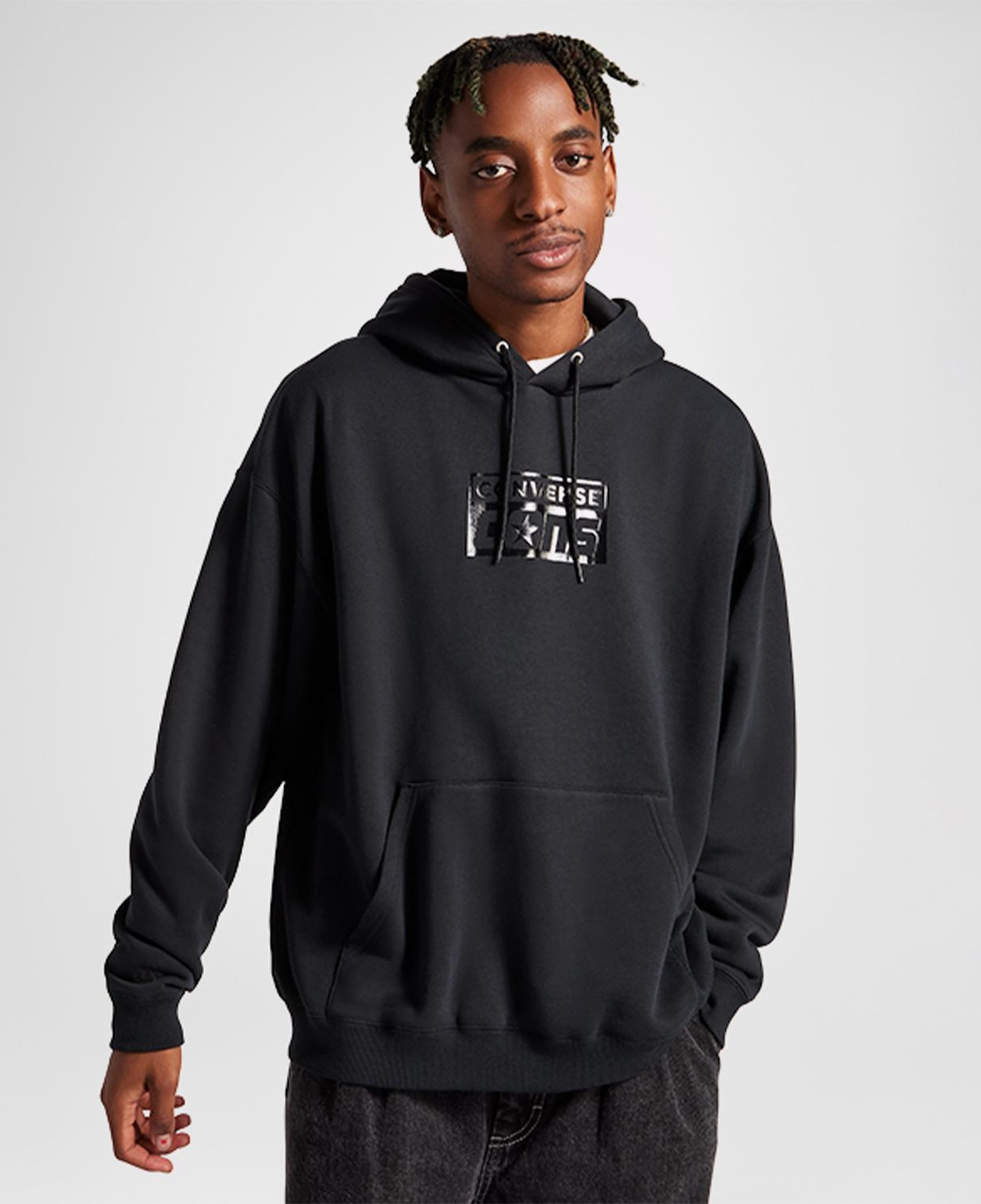 Converse Cons Erkek Siyah Hoodie