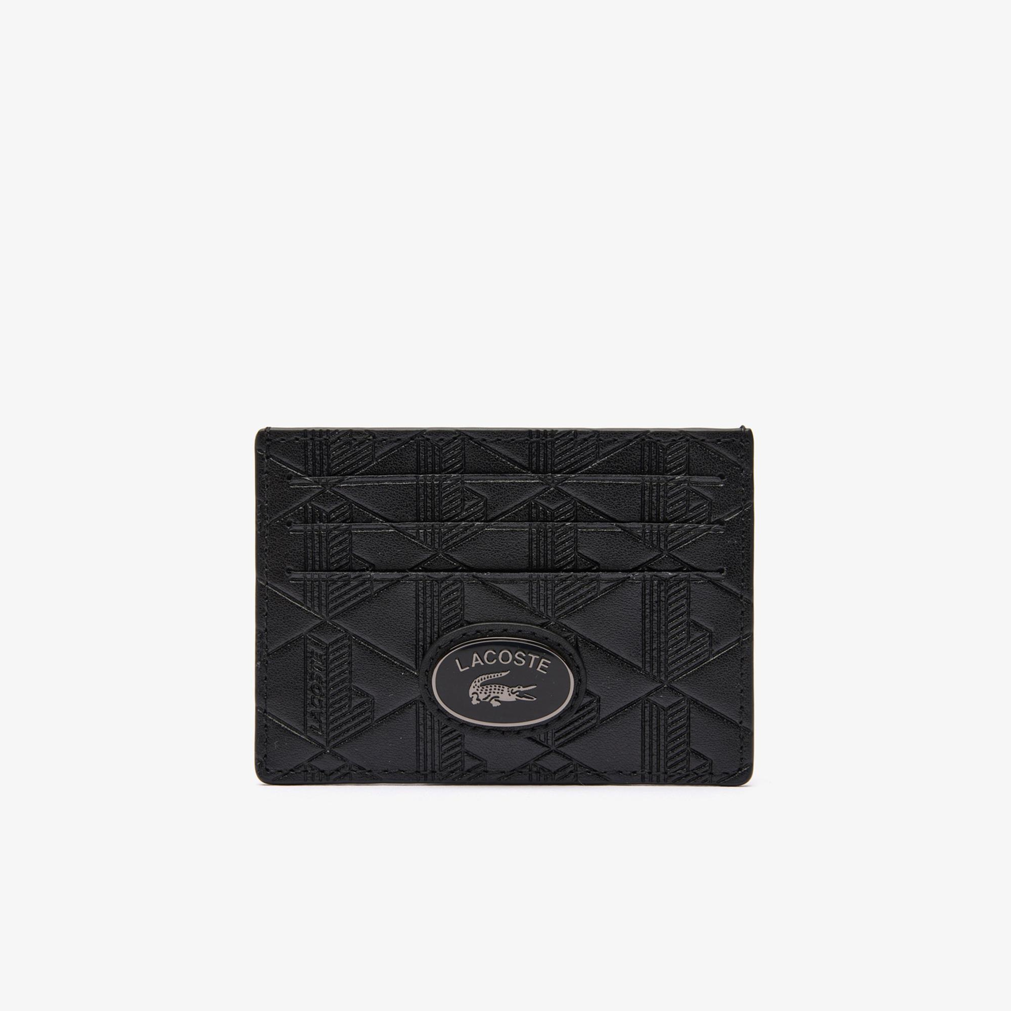 Erkek Monogram Siyah Kartlık