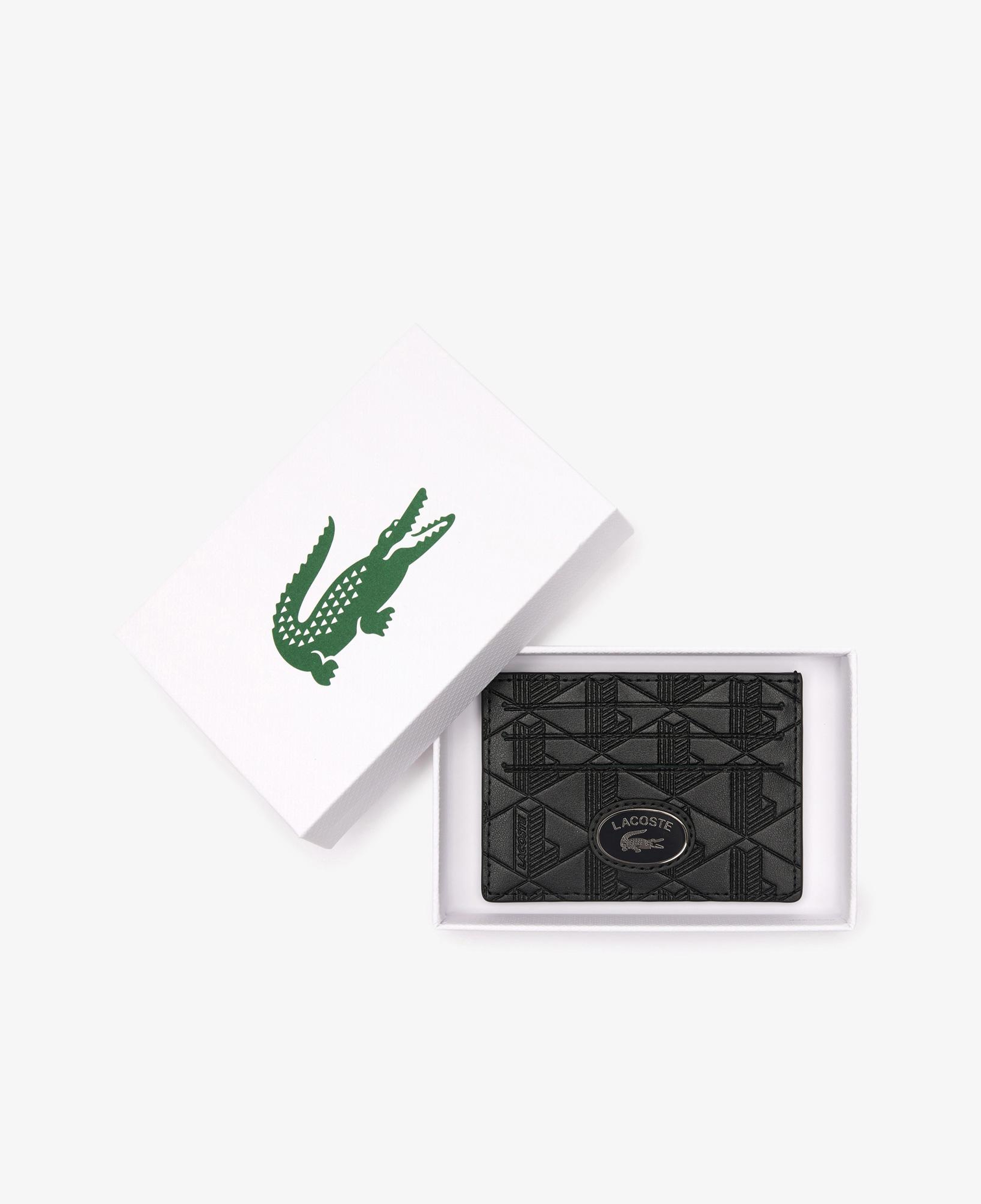 Erkek Monogram Siyah Kartlık