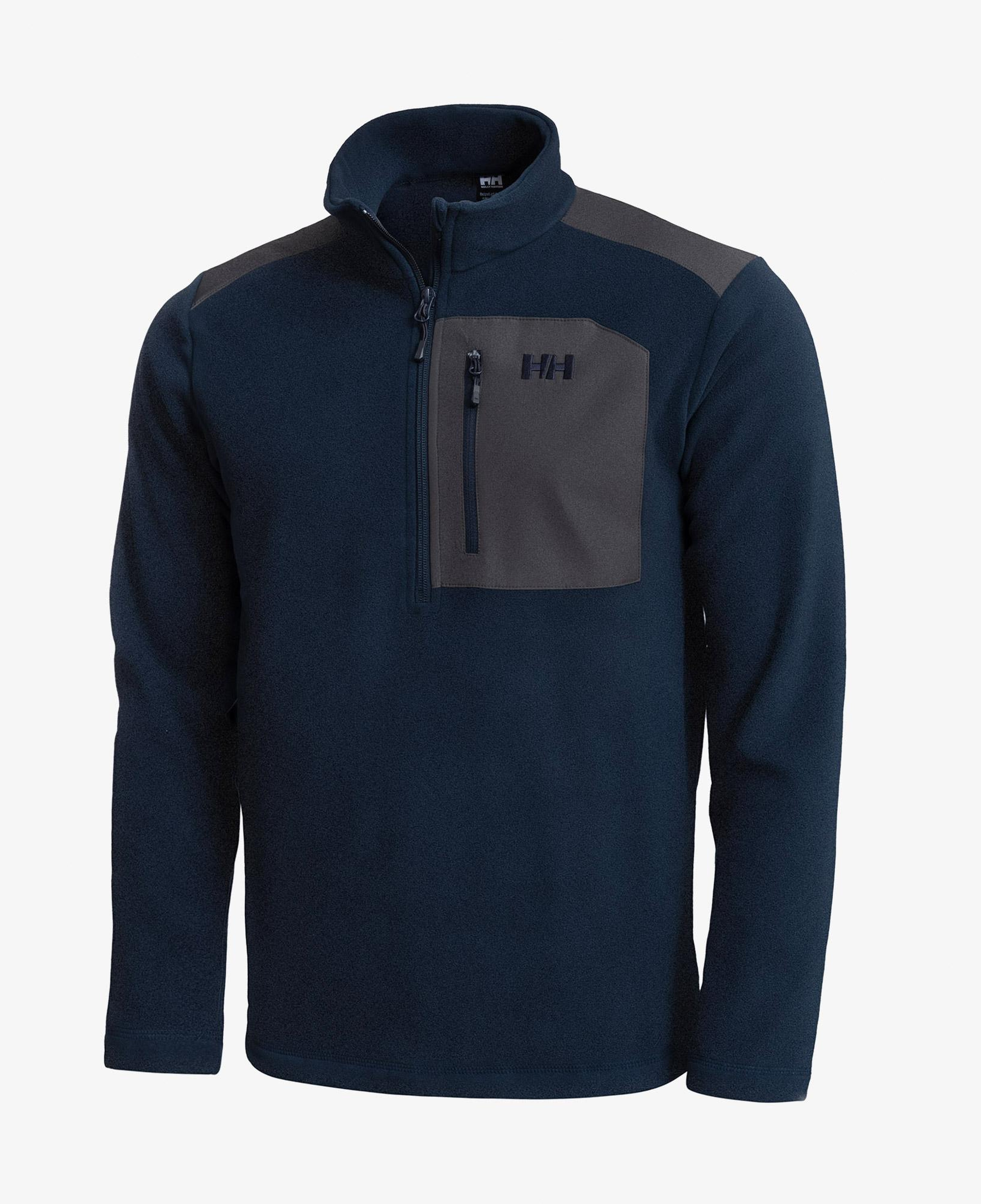 Helly Hansen Block Halfzip Erkek Lacivert Yarım Fermuarlı Polar