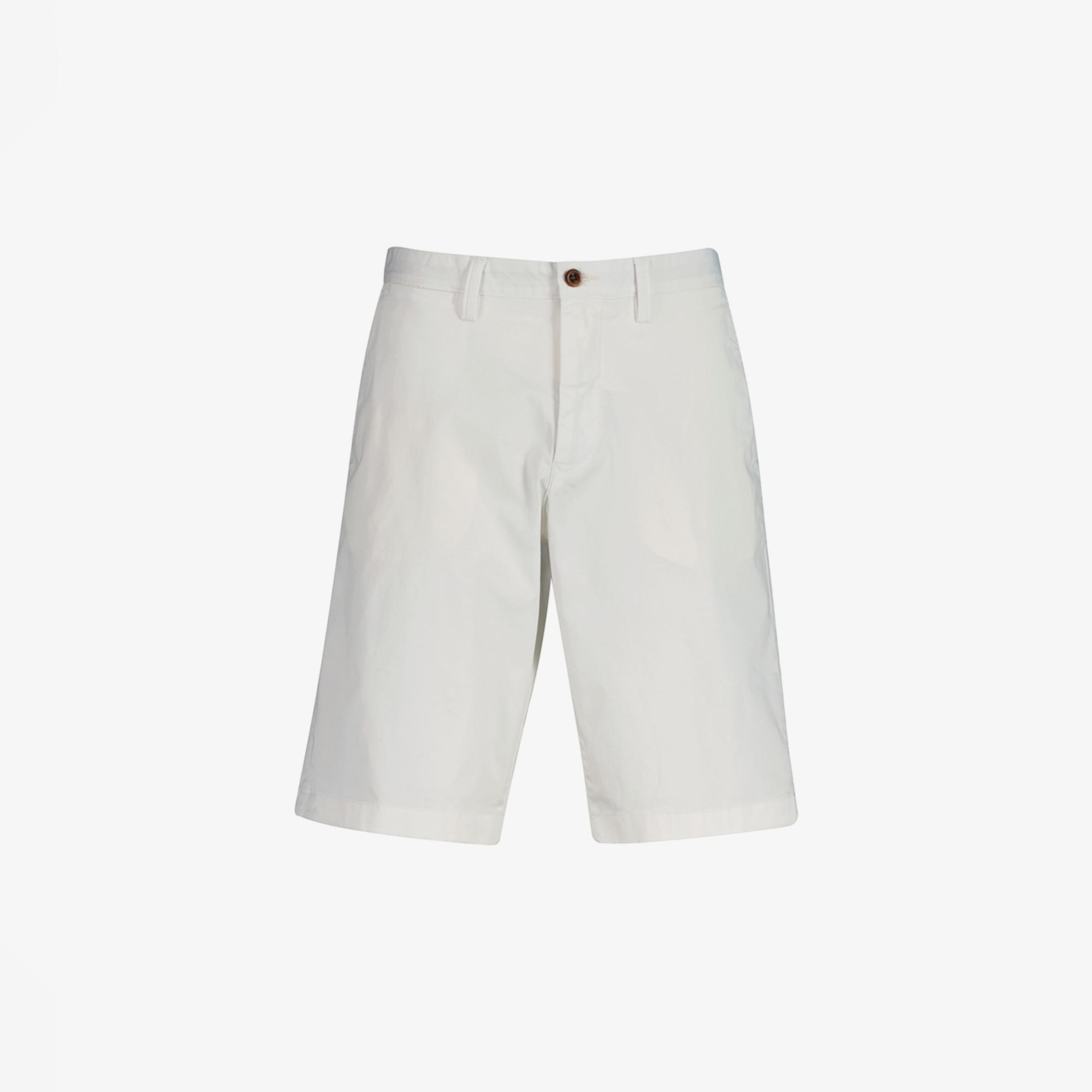 GANT Erkek Beyaz Relaxed Fit Şort