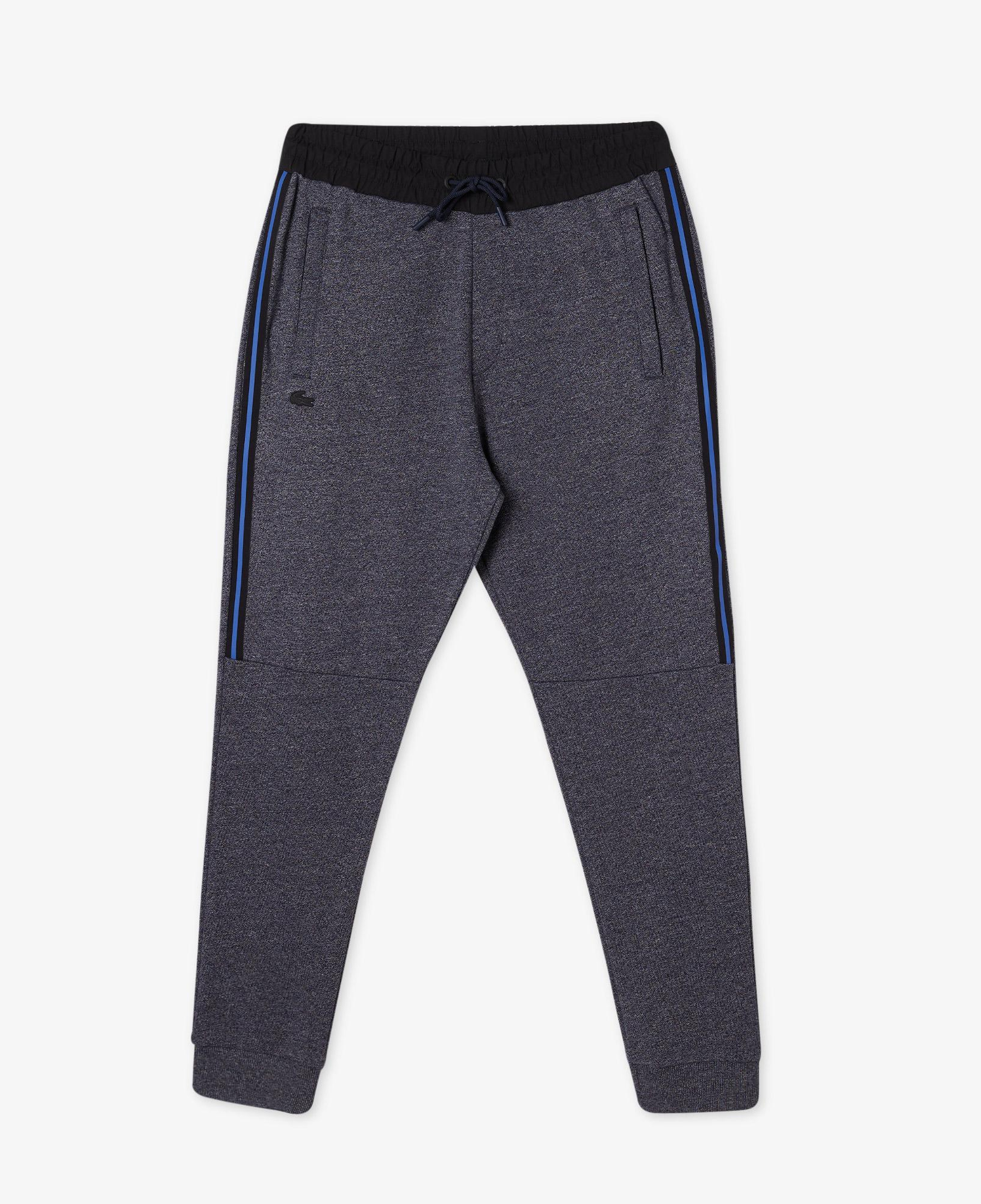 Erkek Slim Fit Renk Bloklu Lacivert Eşofman Altı