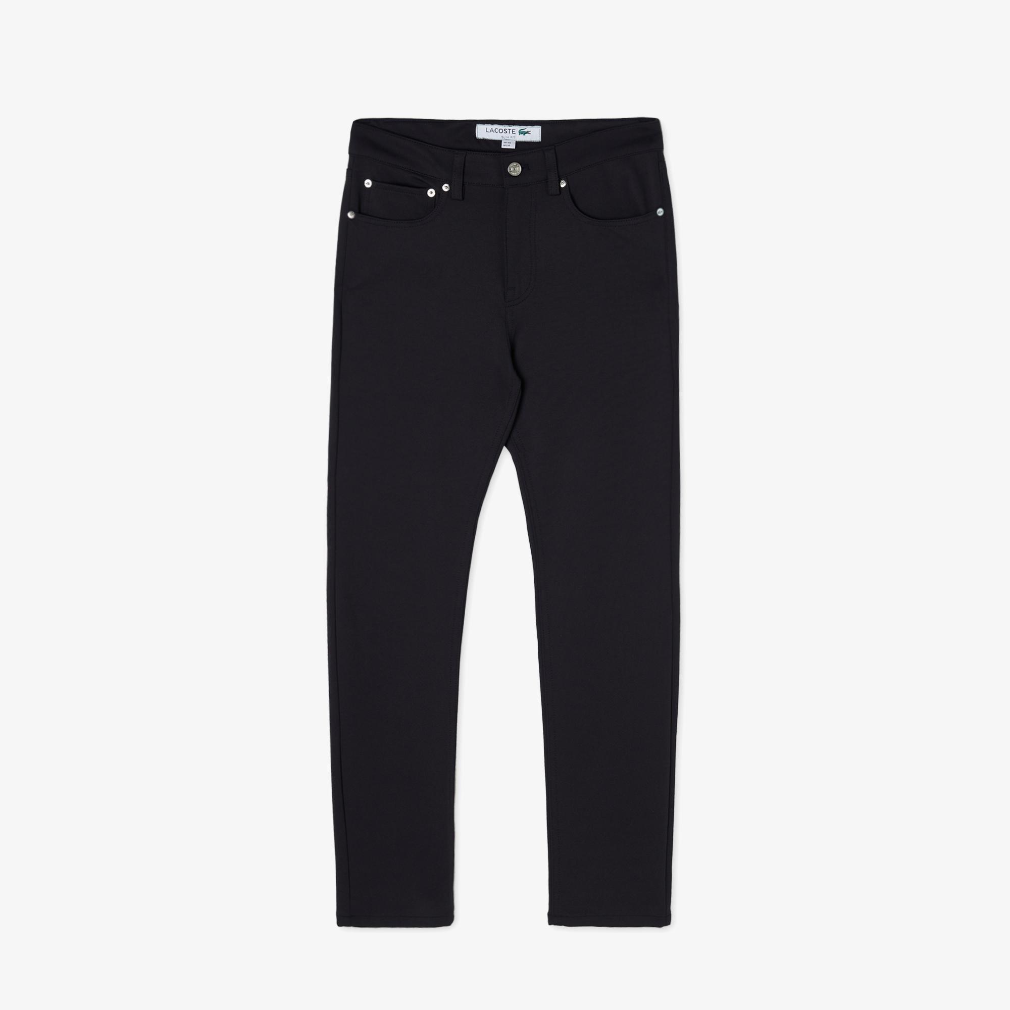 Erkek Slim Fit Siyah Pantolon