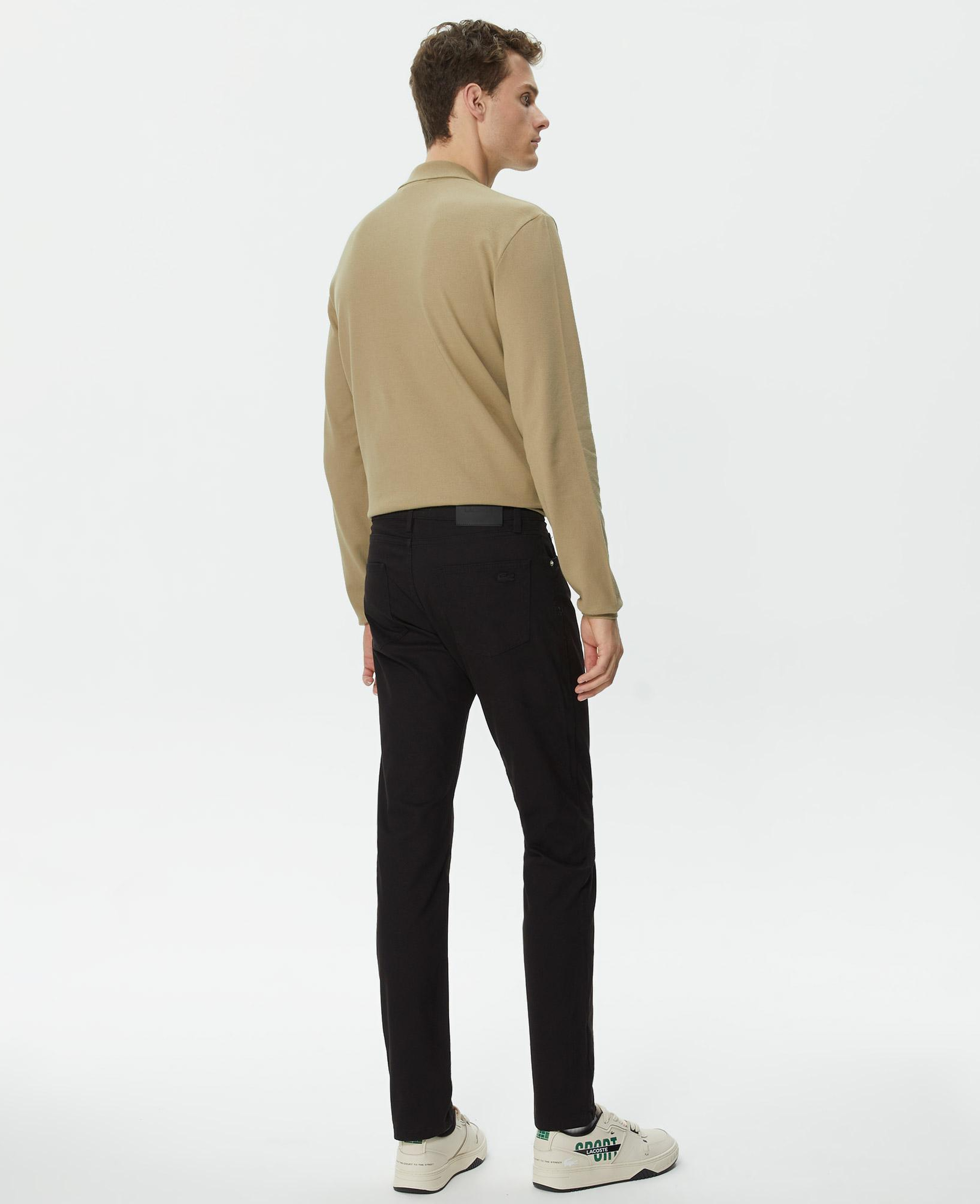 Erkek Slim Fit Siyah Pantolon