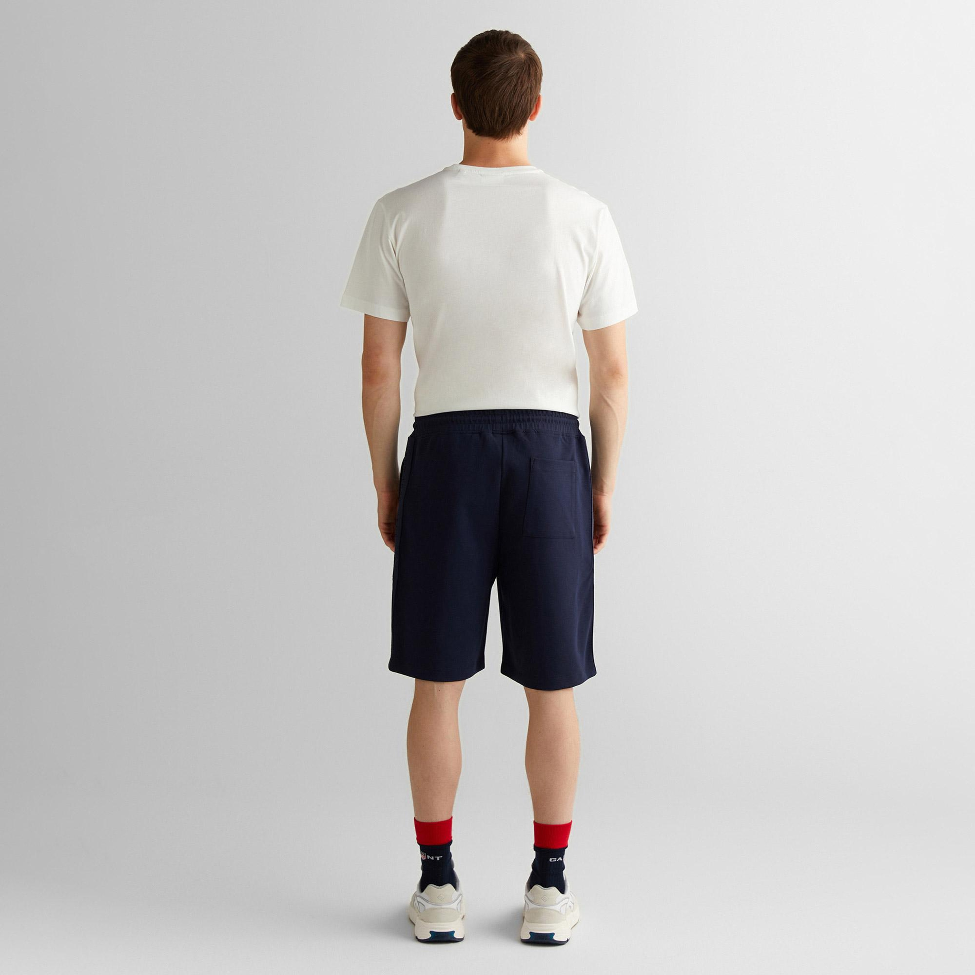 GANT Erkek Lacivert Regular Fit Logolu Şort