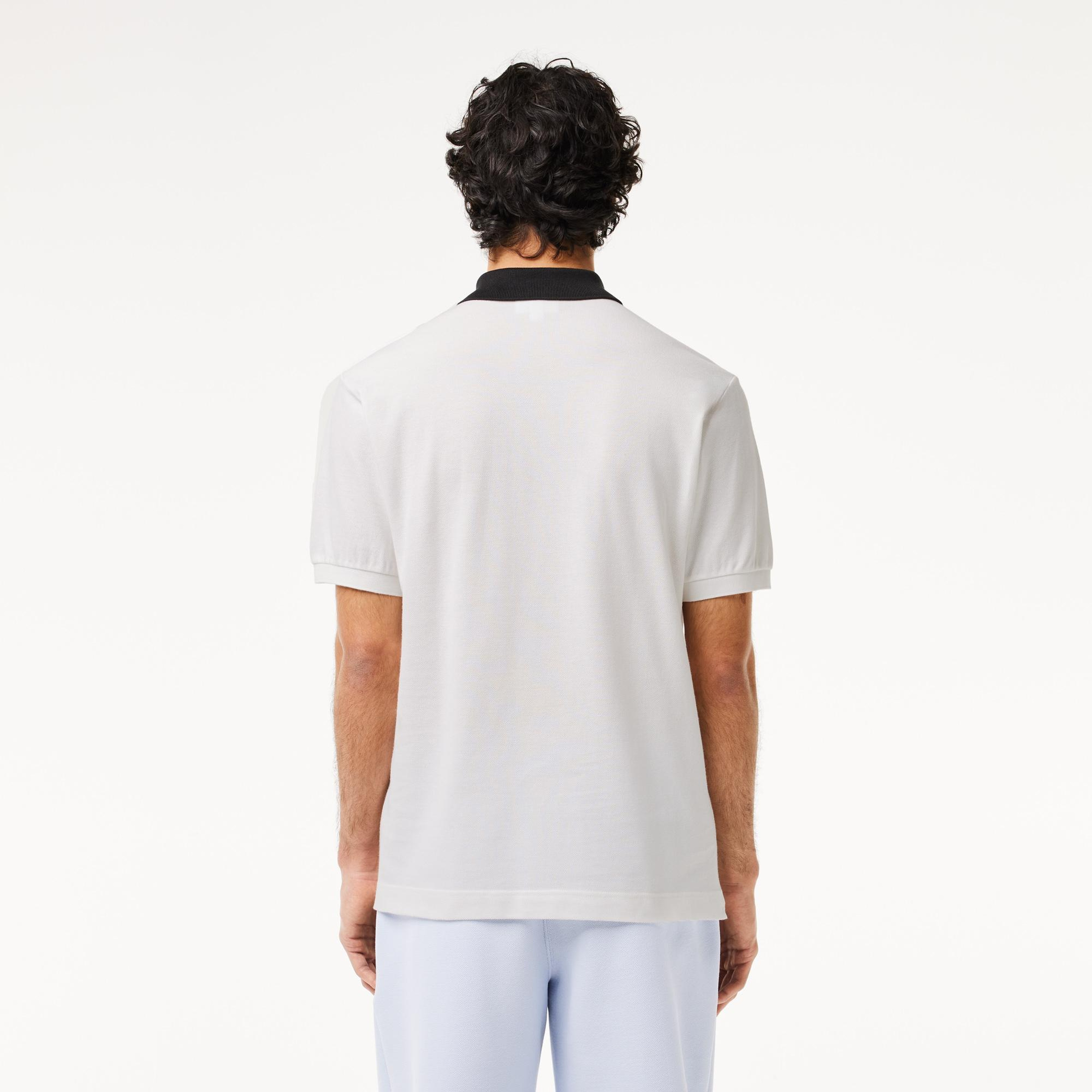 Erkek Regular Fit Organik Pamuk Beyaz Polo
