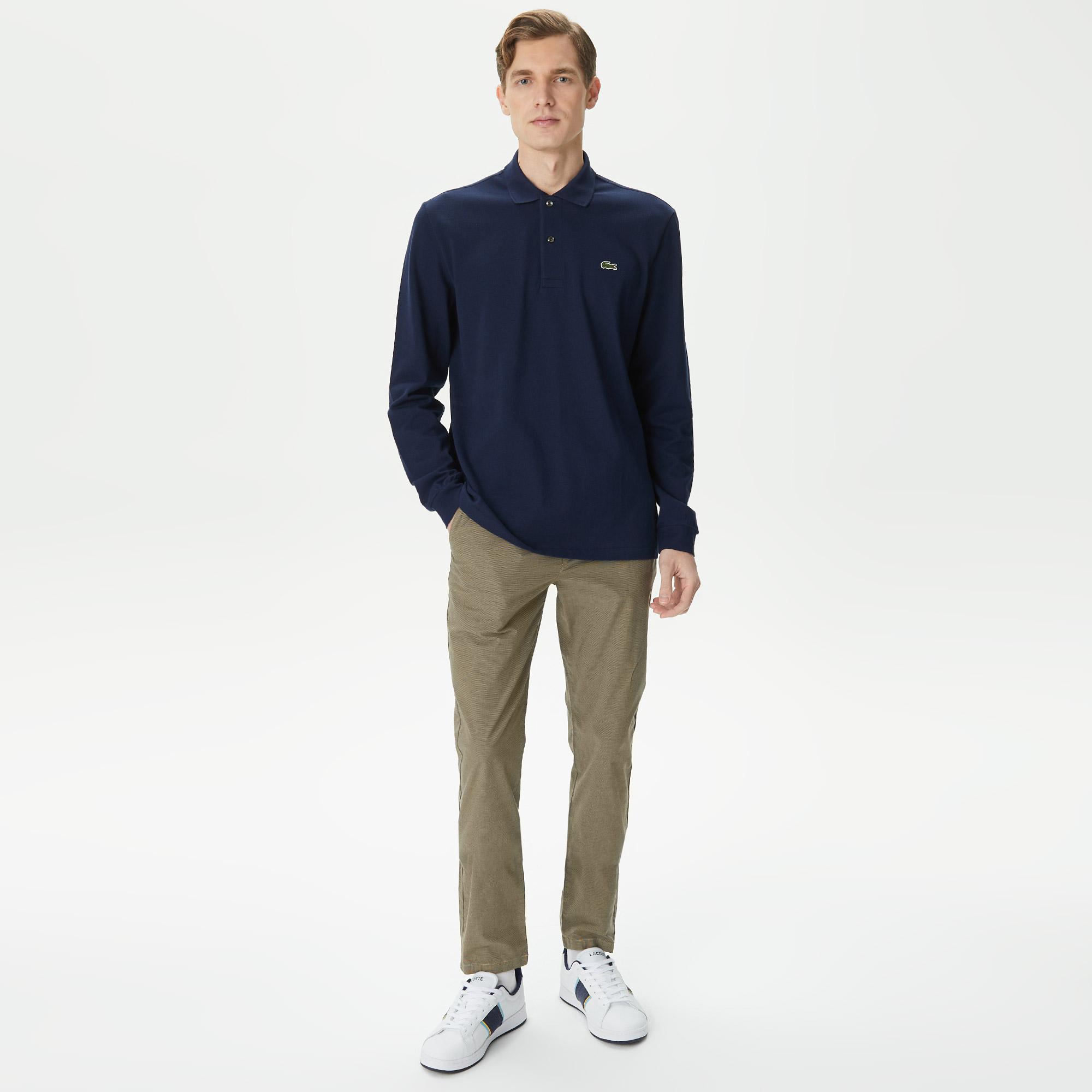 Erkek Slim Fit Chino Bej Pantolon