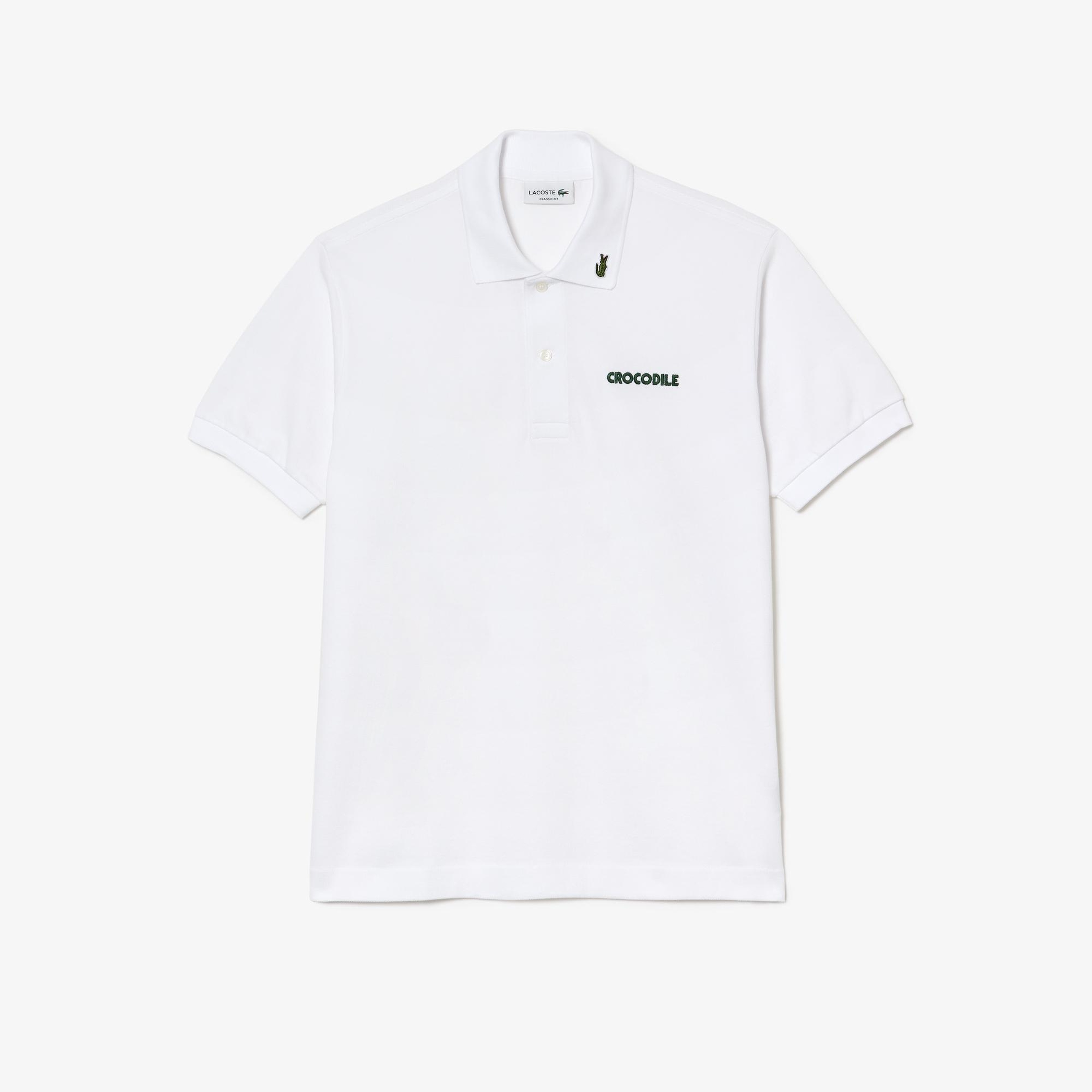 L.12.12 Erkek Classic Fit Organik Pamuk Beyaz Polo