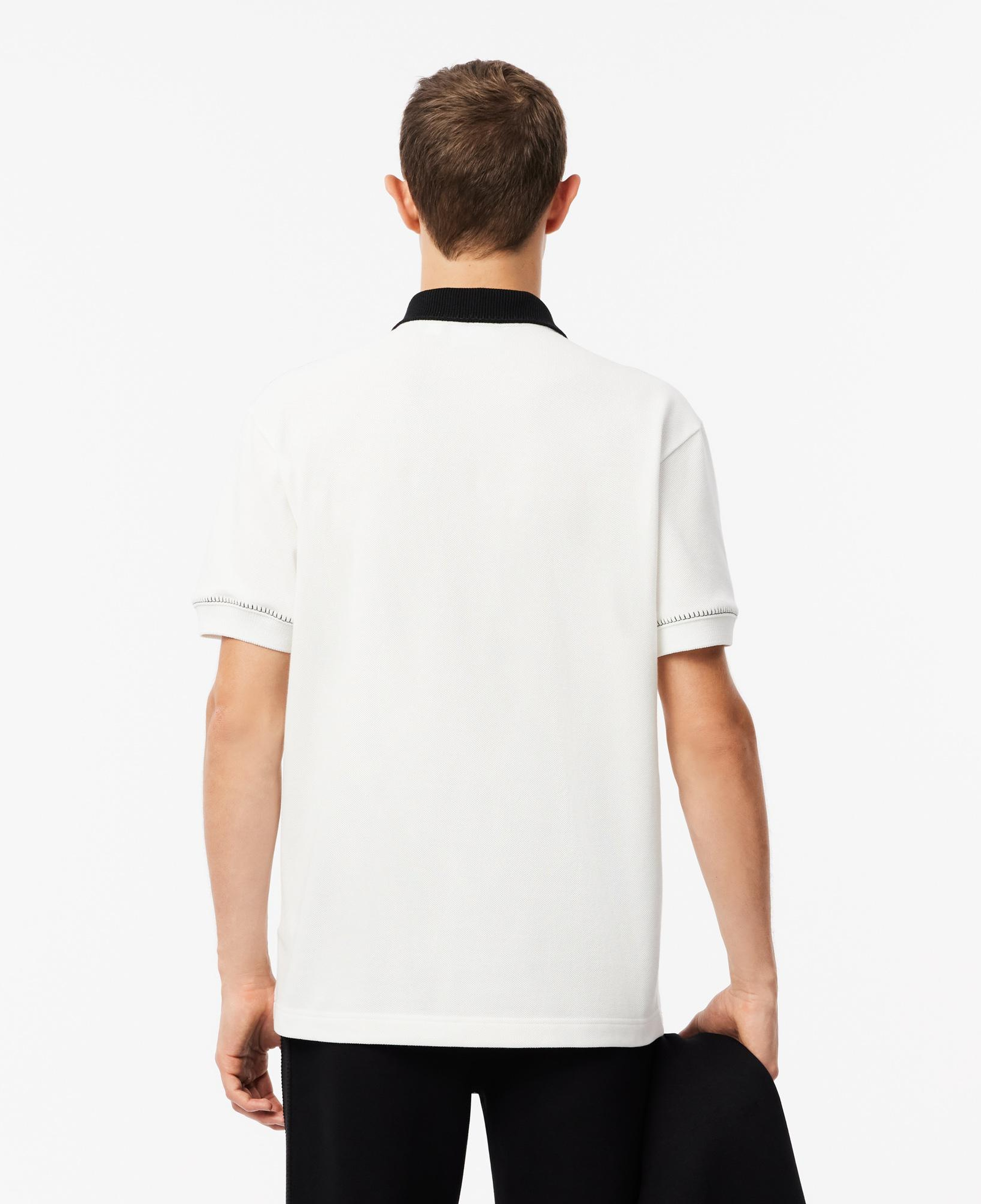 Erkek Classic Fit Beyaz Polo