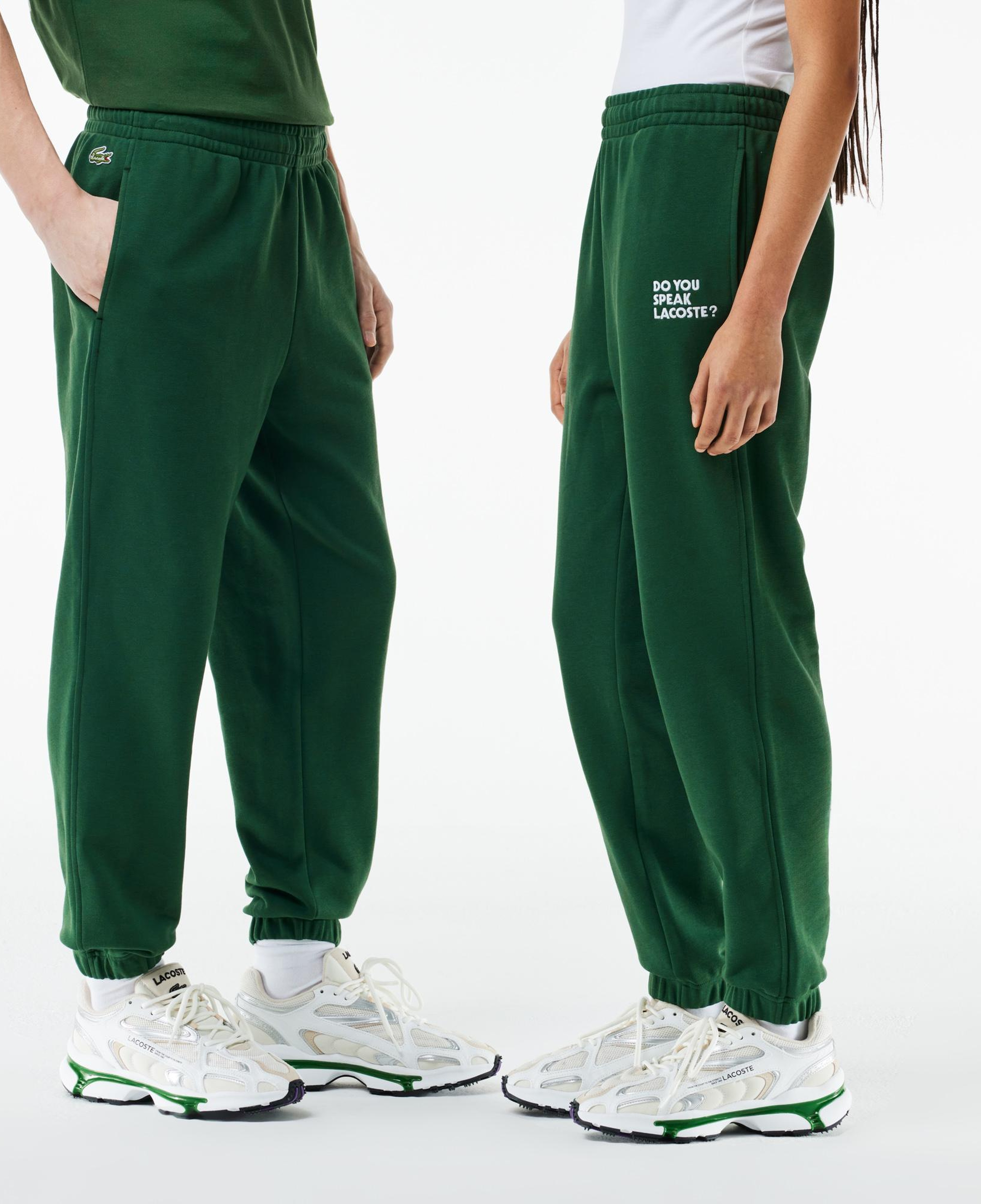 Unisex Relaxed Fit Yeşil Eşofman Altı