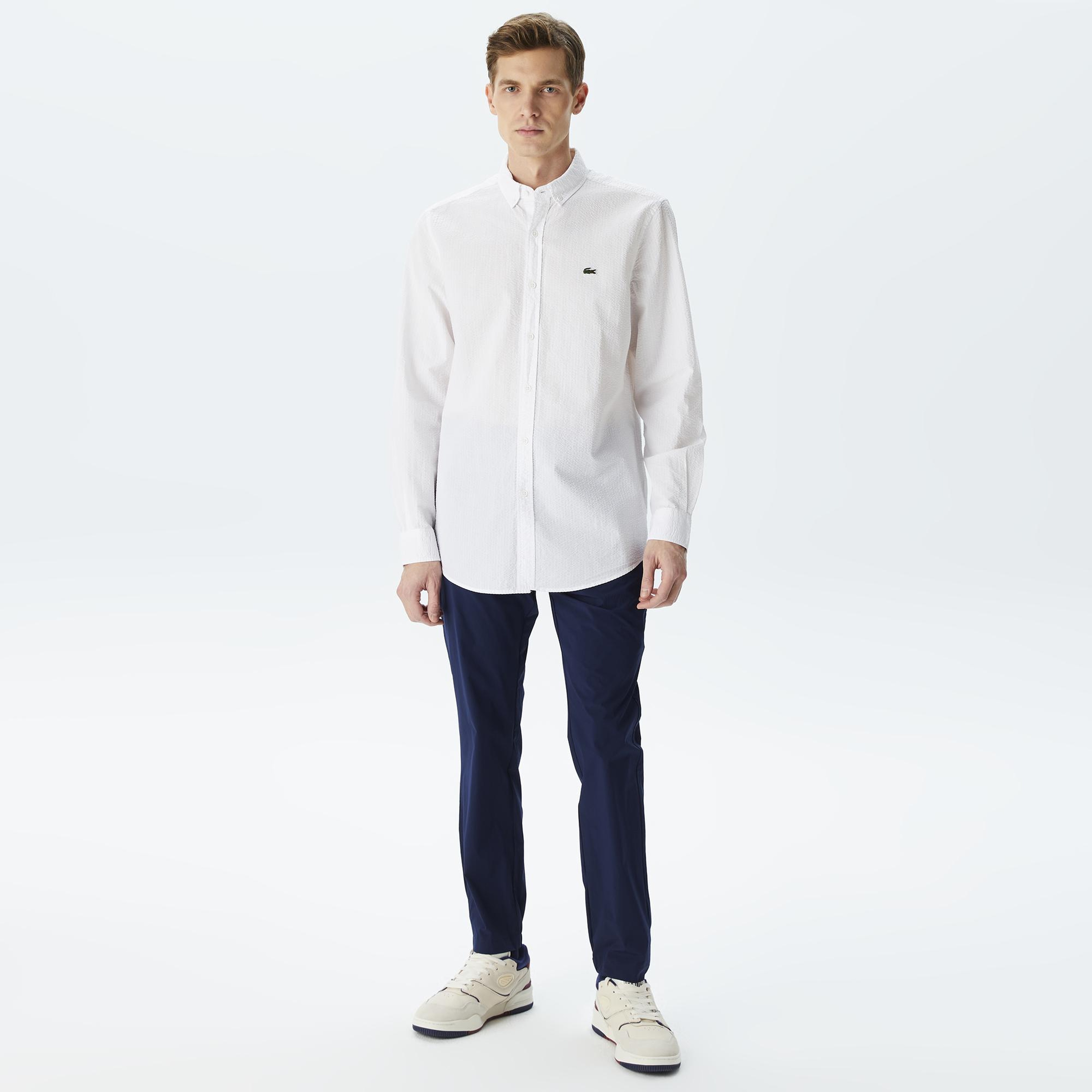 Erkek Slim Fit Lacivert Pantolon