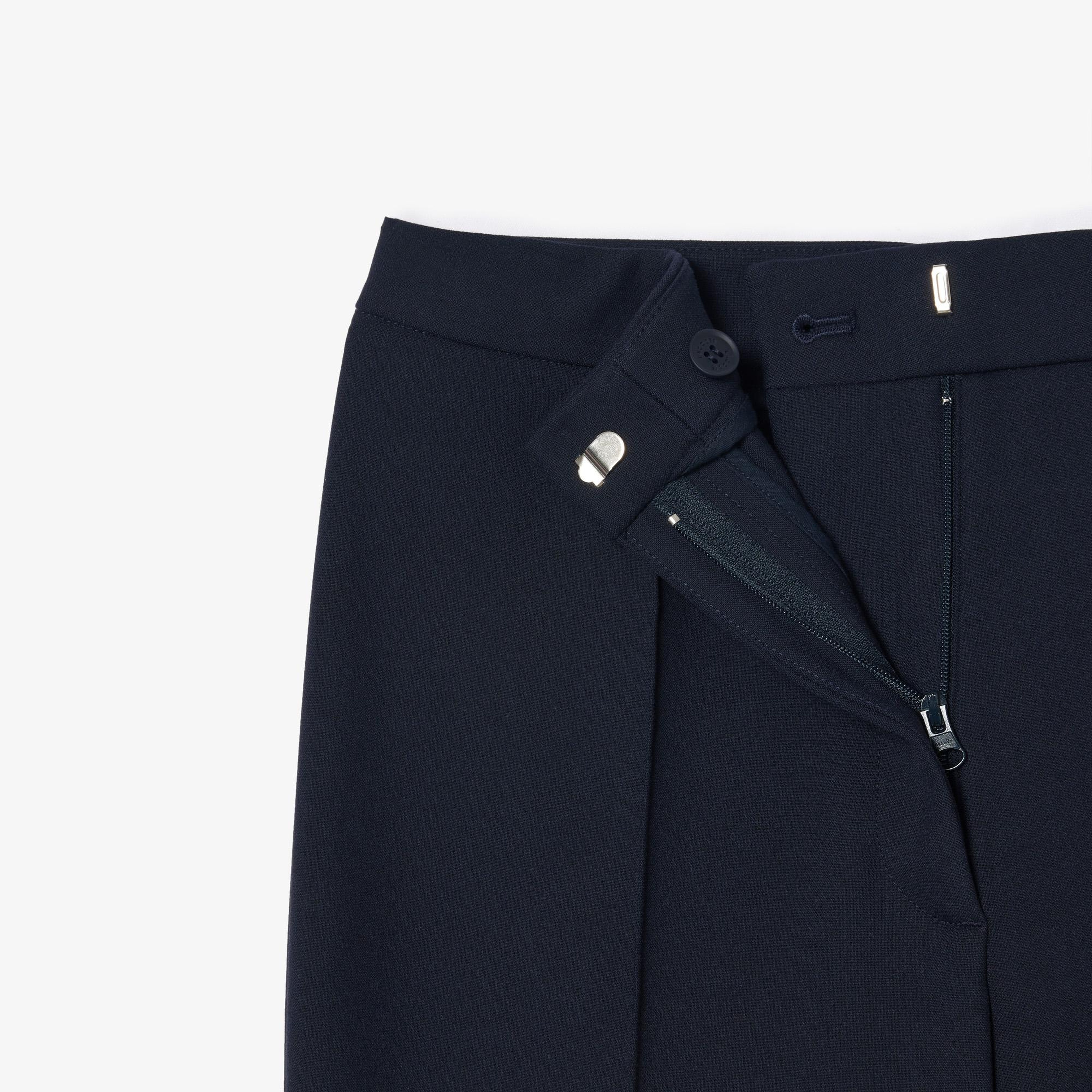 Kadın Flare Fit Lacivert Pantolon